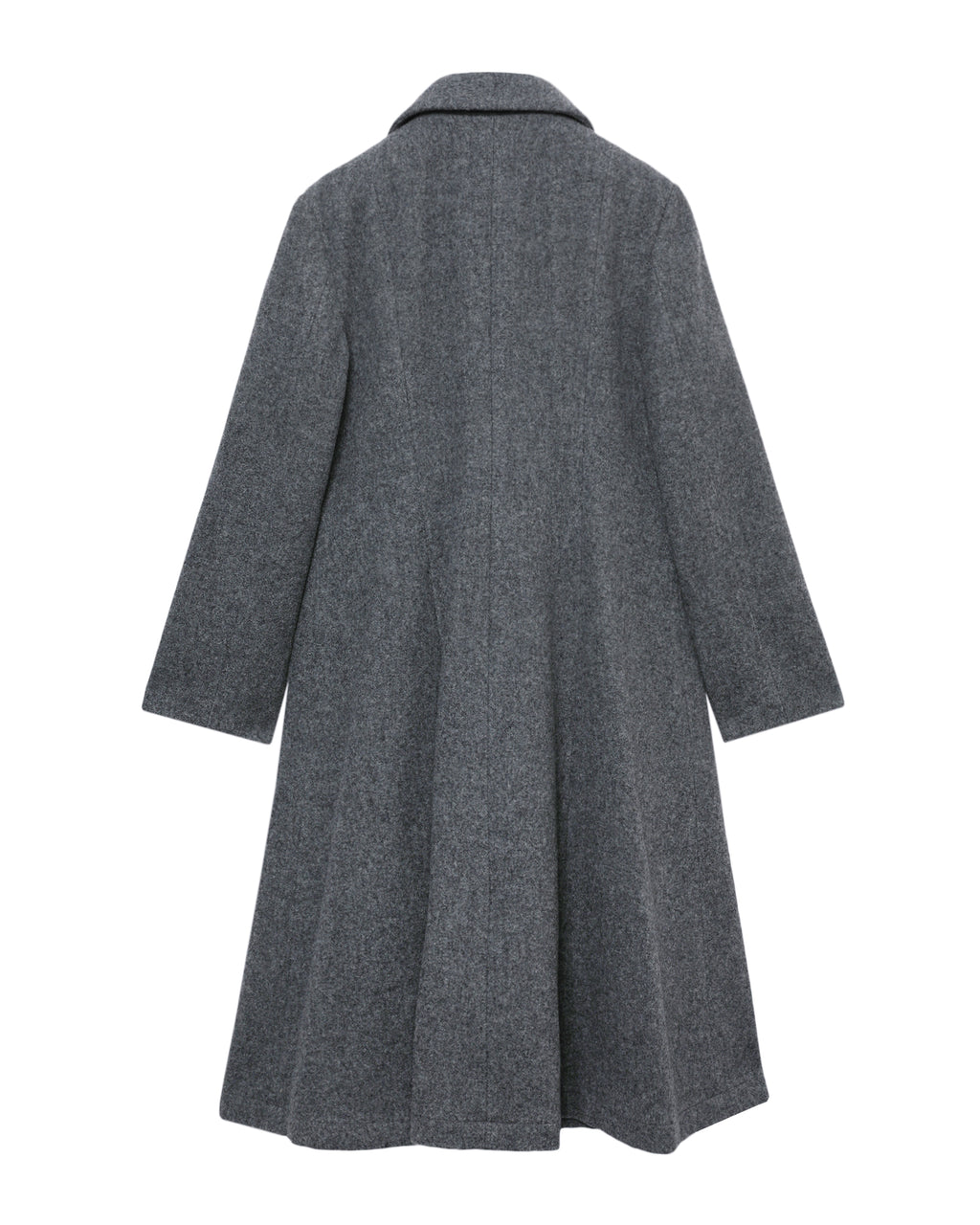 Rounded collar coat