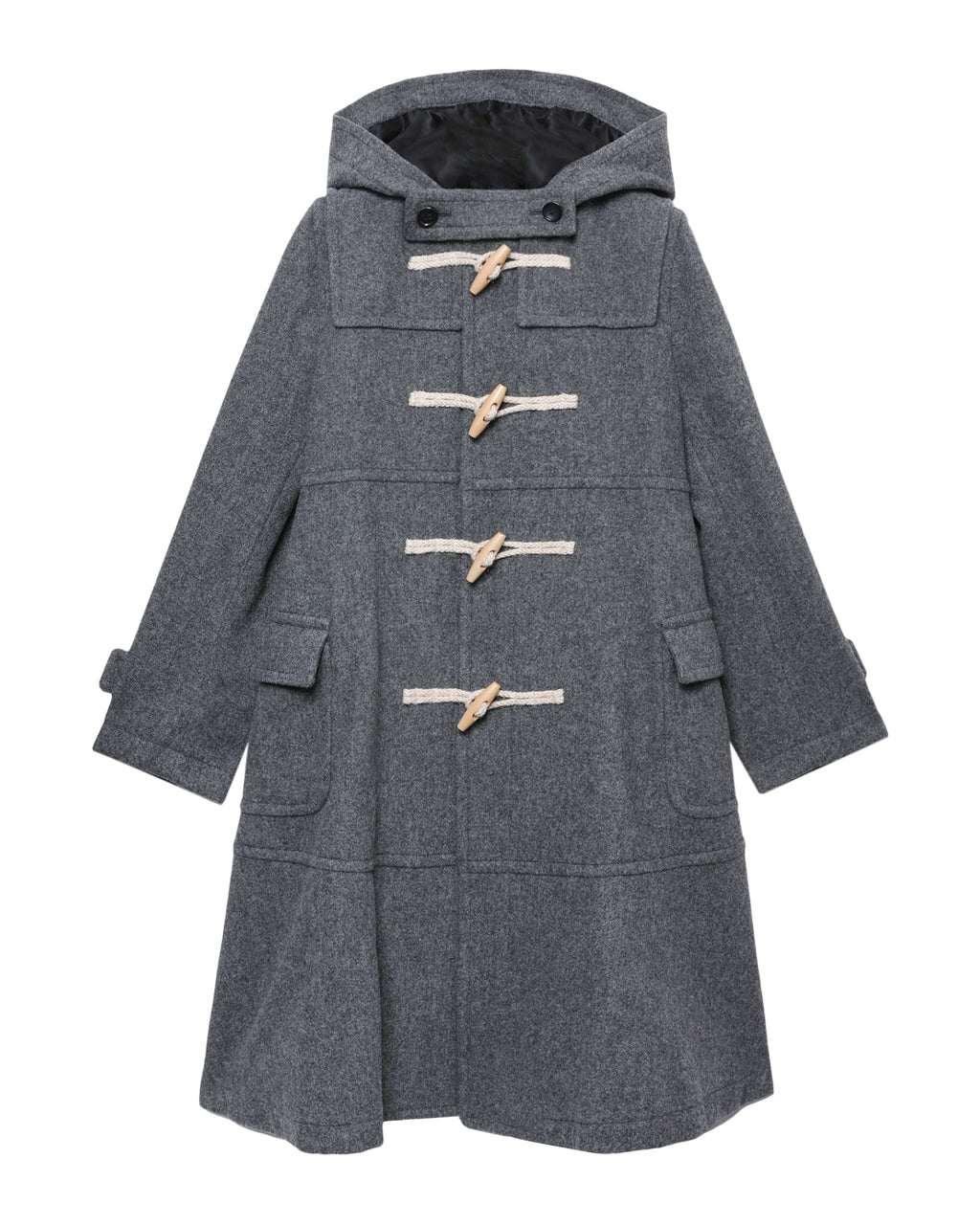 Hooded toggle coat