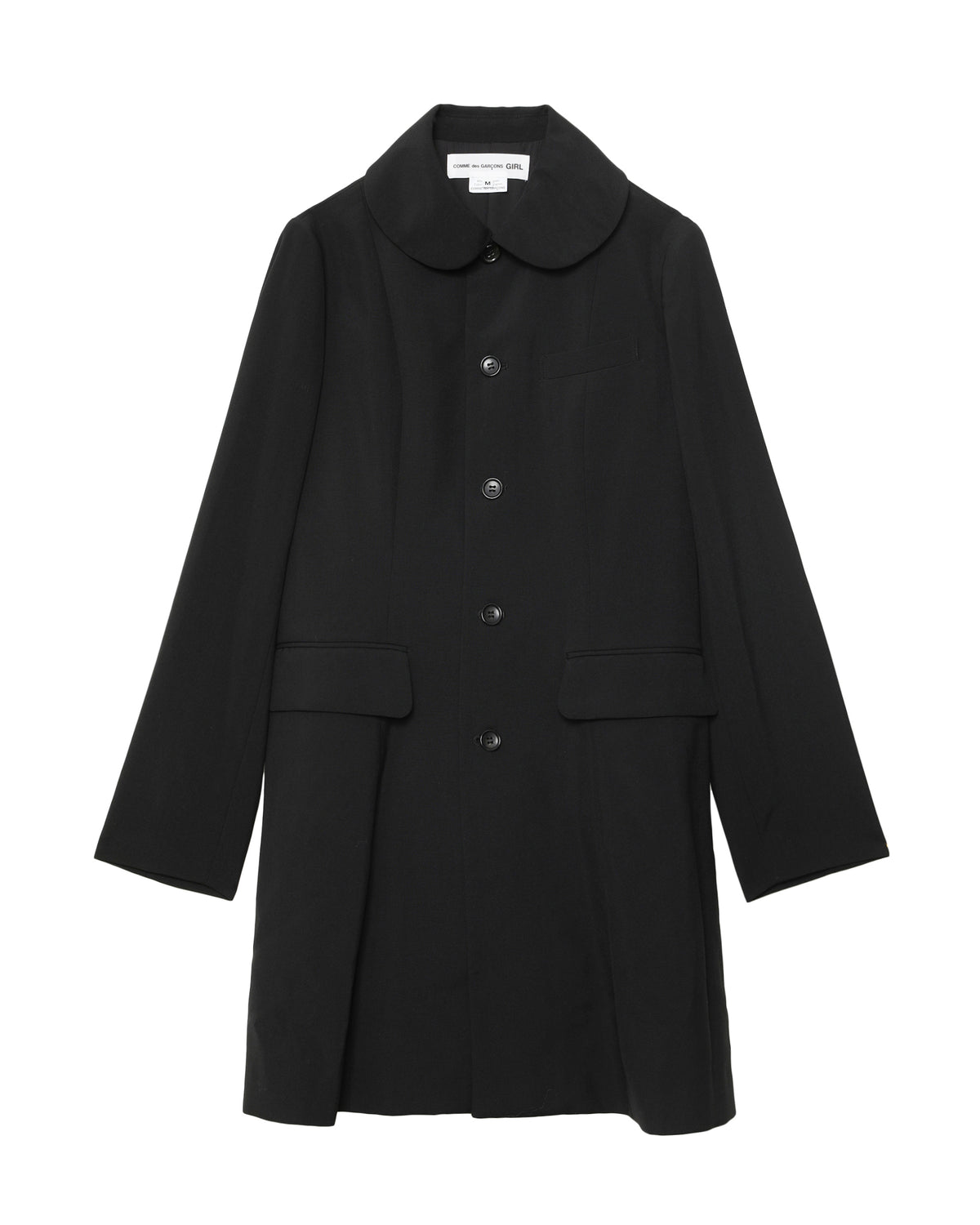 Peter pan collar coat
