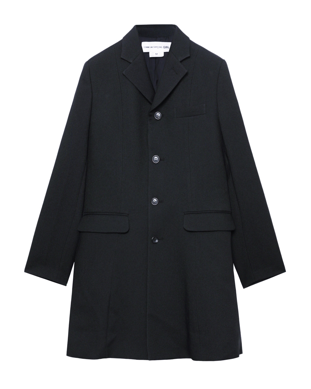 Buttoned coat
