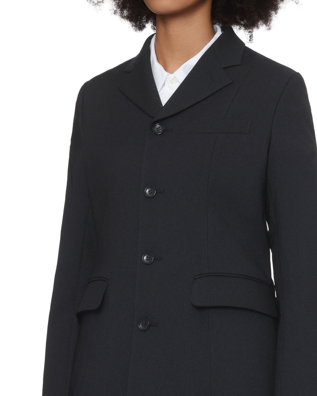 Buttoned coat