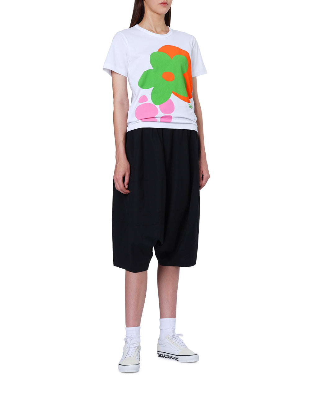 Drop-crotch shorts