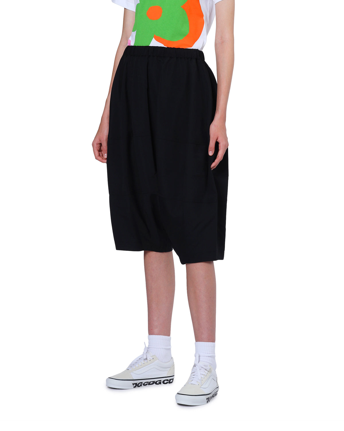 Drop-crotch shorts