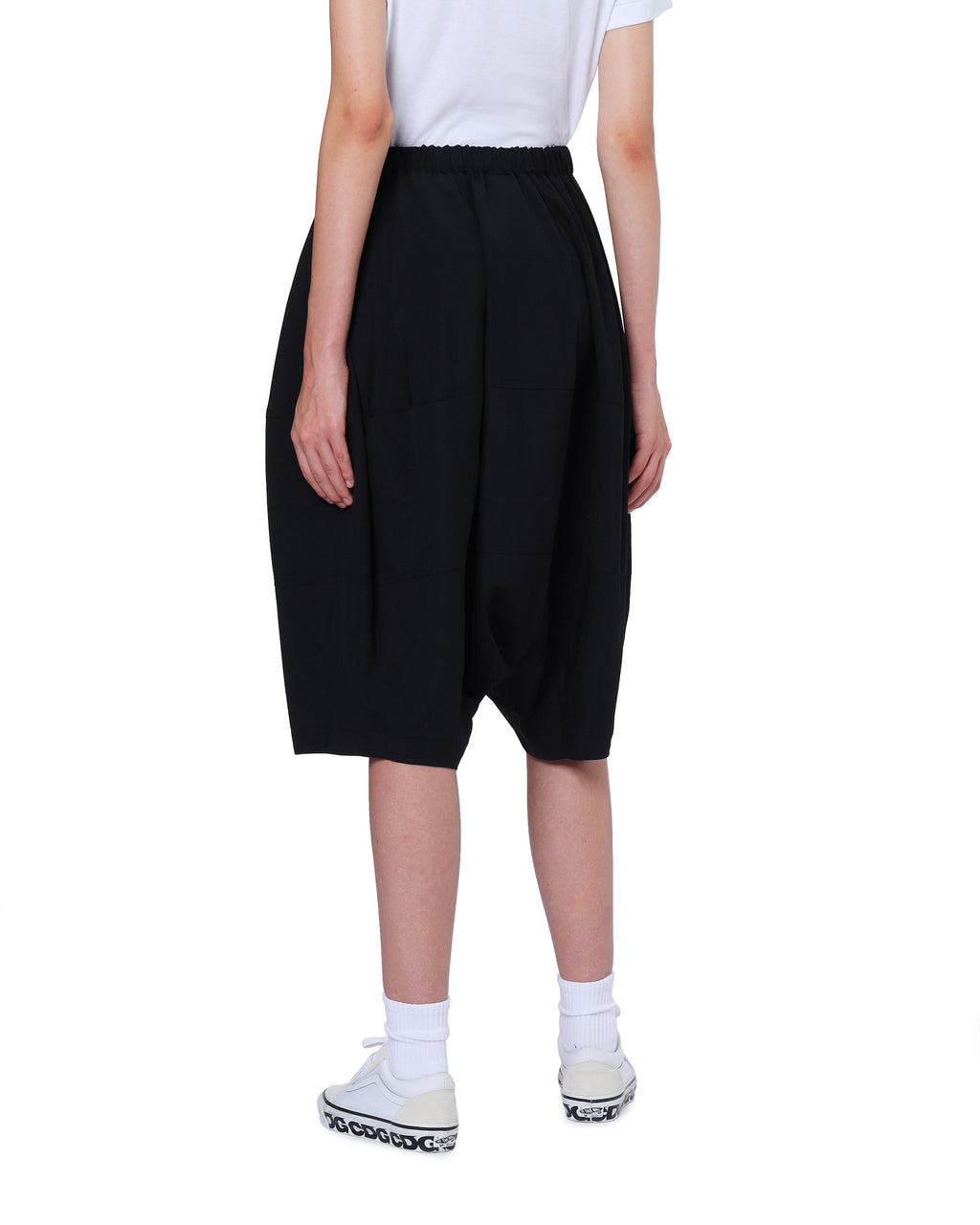 Drop-crotch shorts