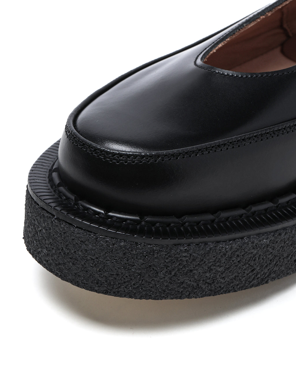 X George Cox leather Mary Jane creepers
