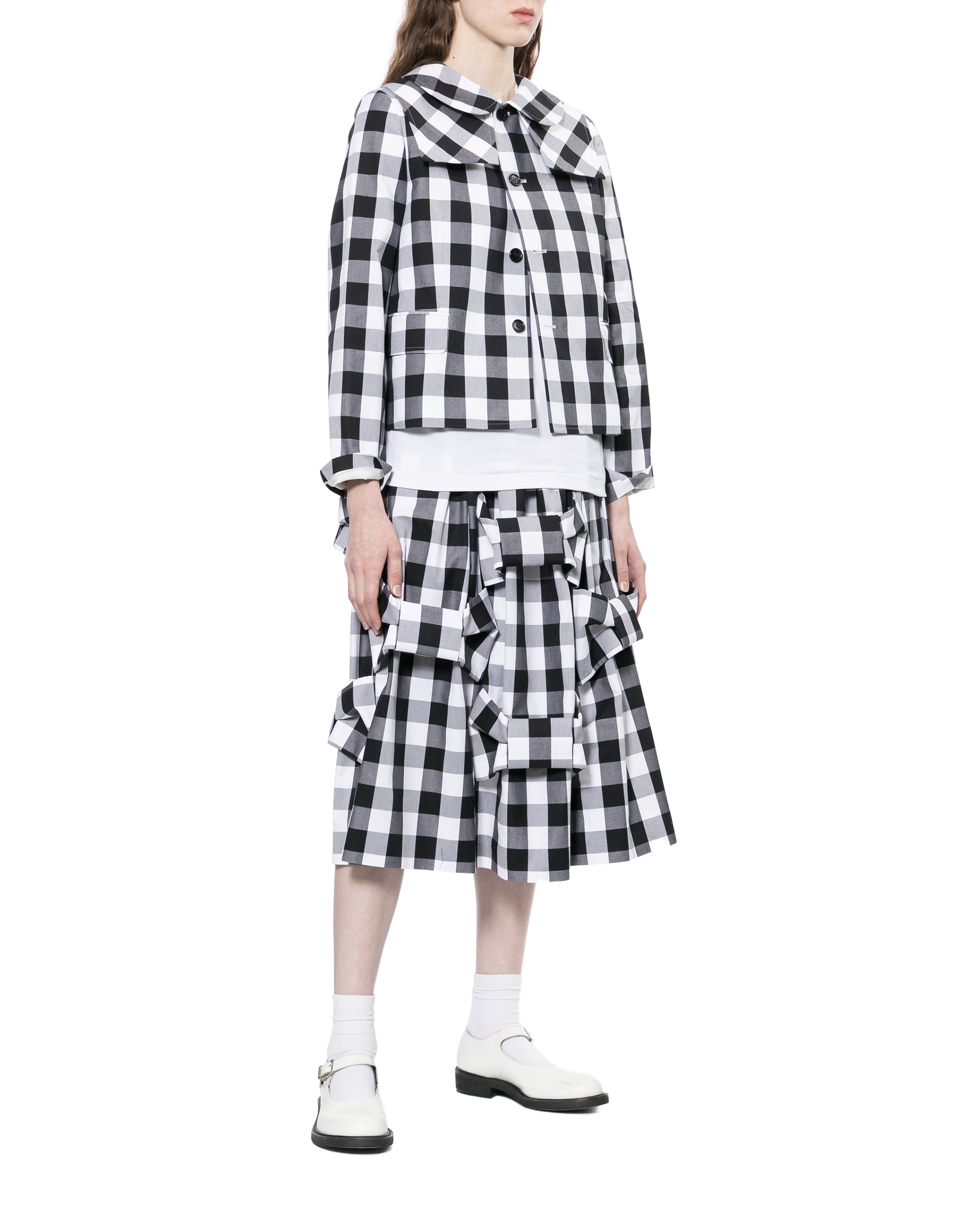 Chequered skirt