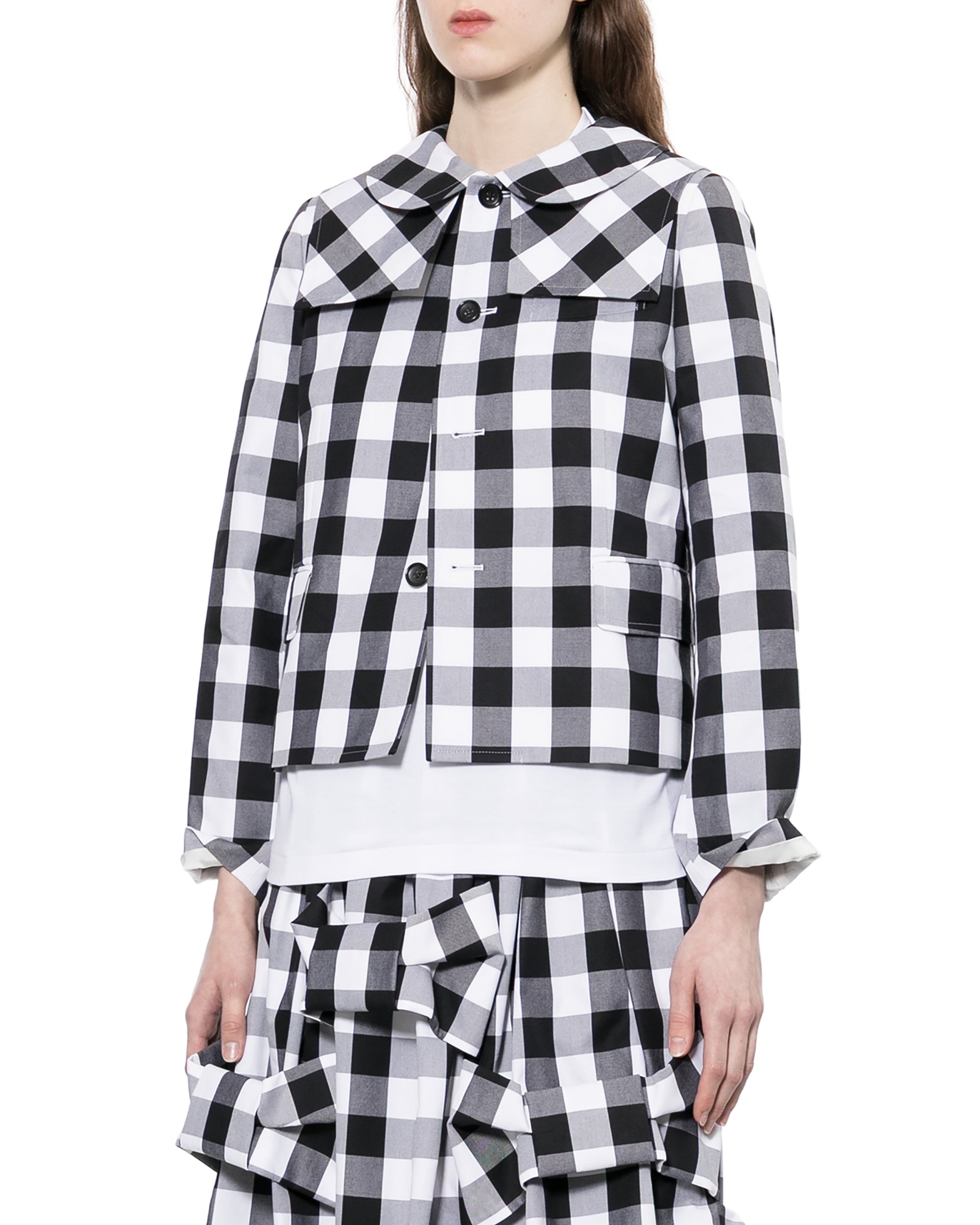 Chequered skirt