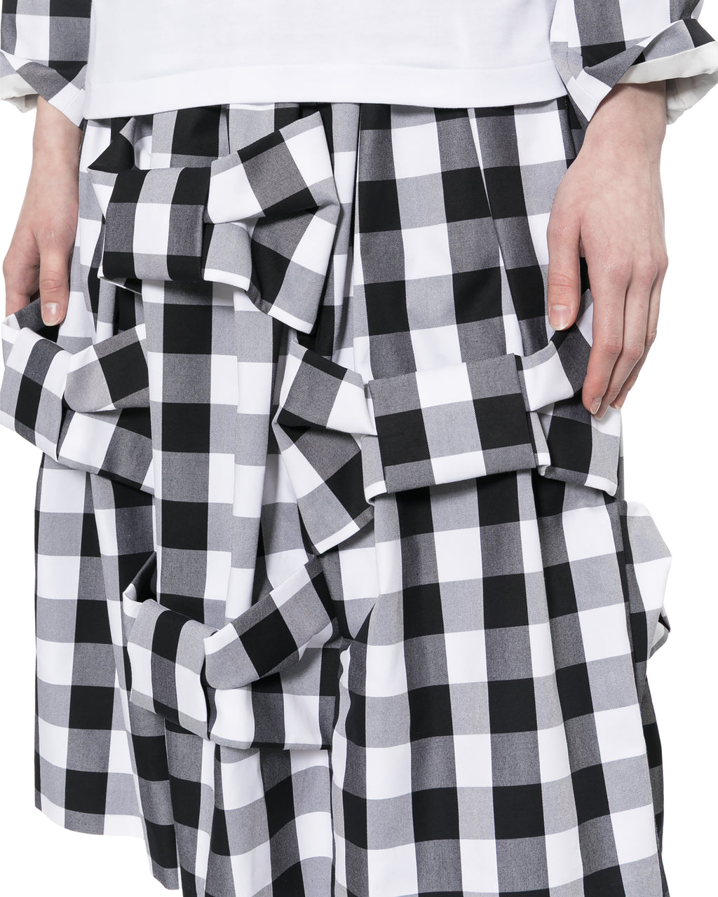 Chequered skirt