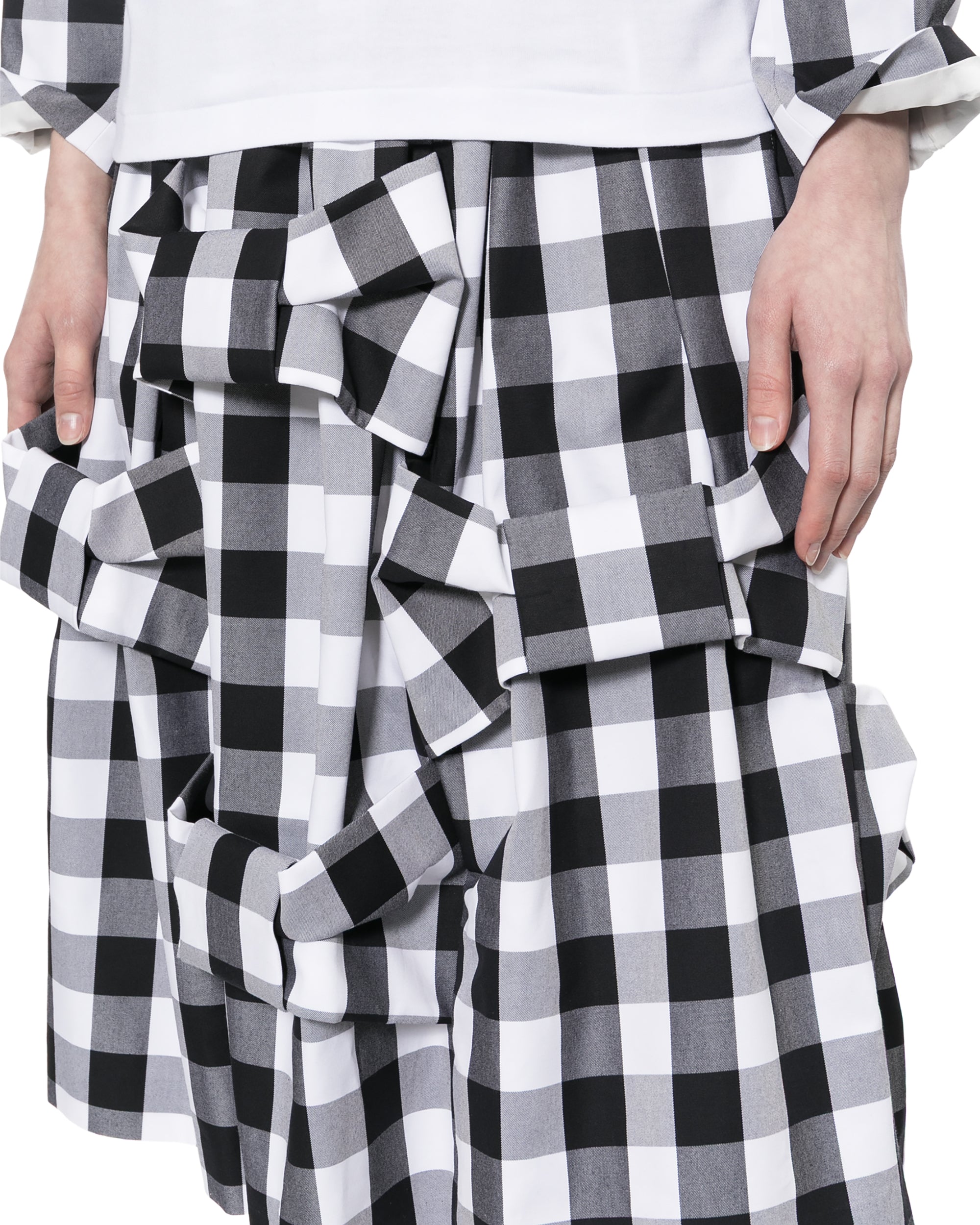 Chequered skirt