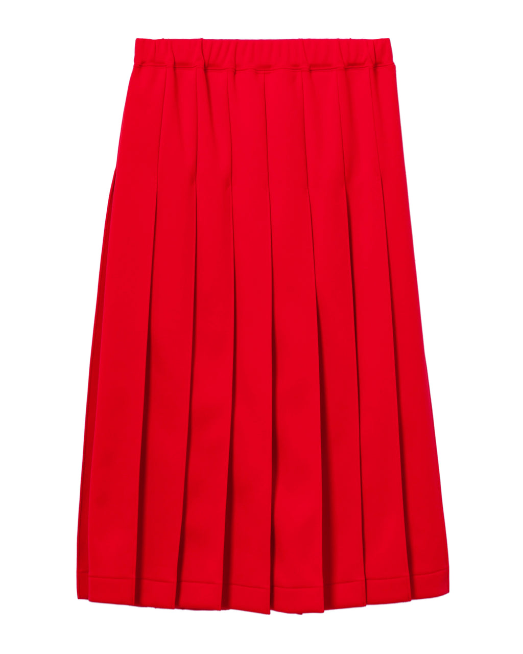 Pleated midi skirt