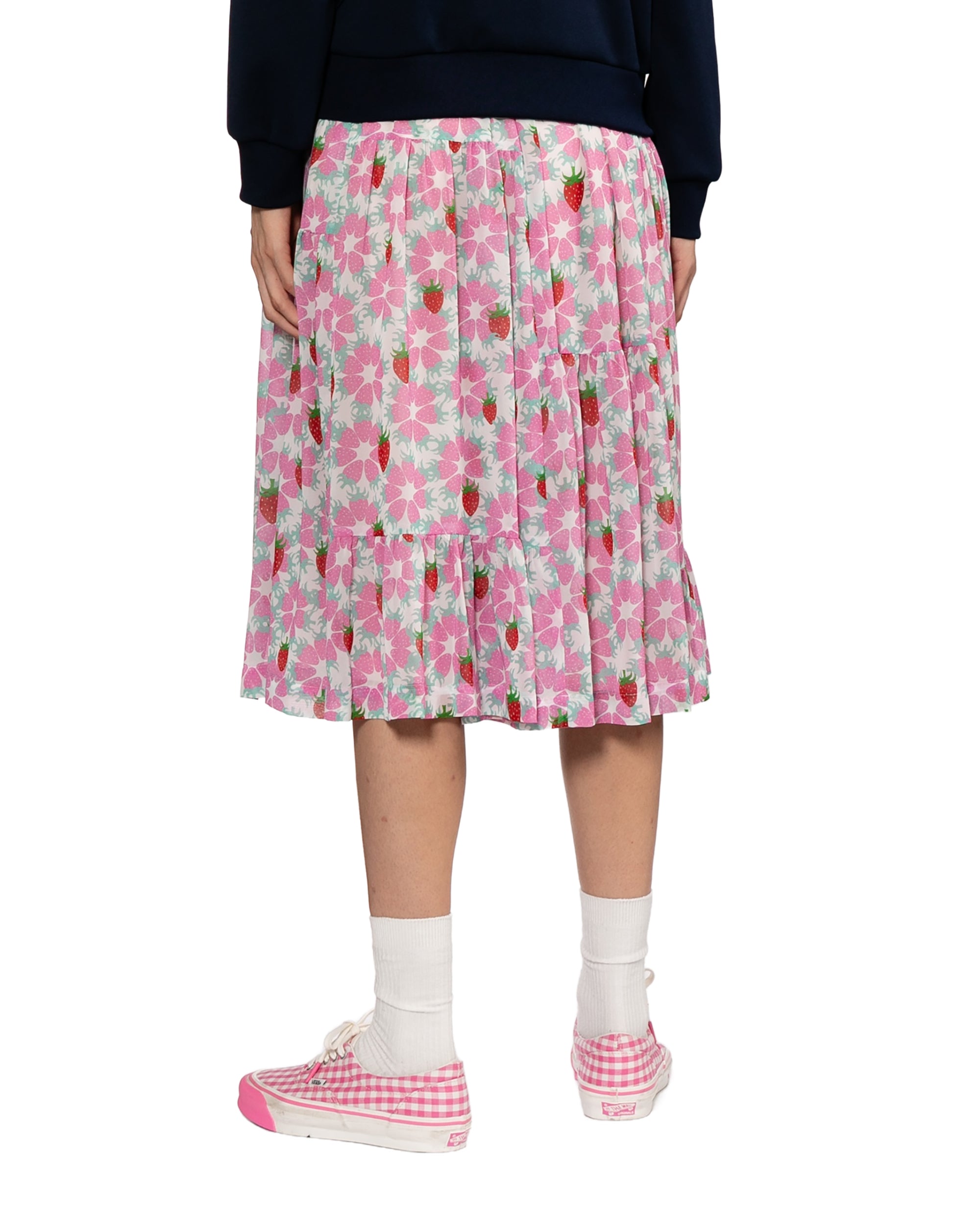Floral midi skirt