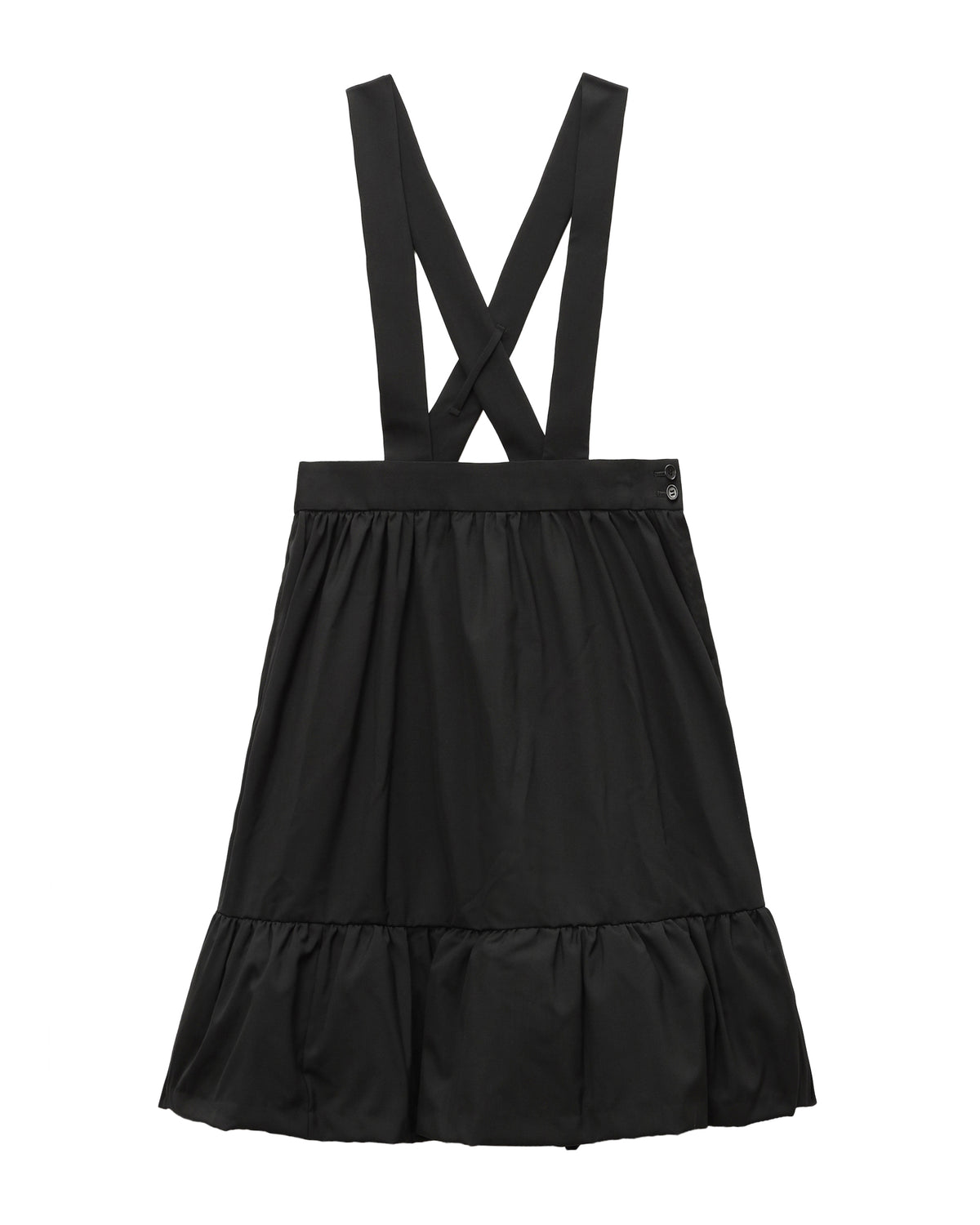 Suspender ruffle skirt
