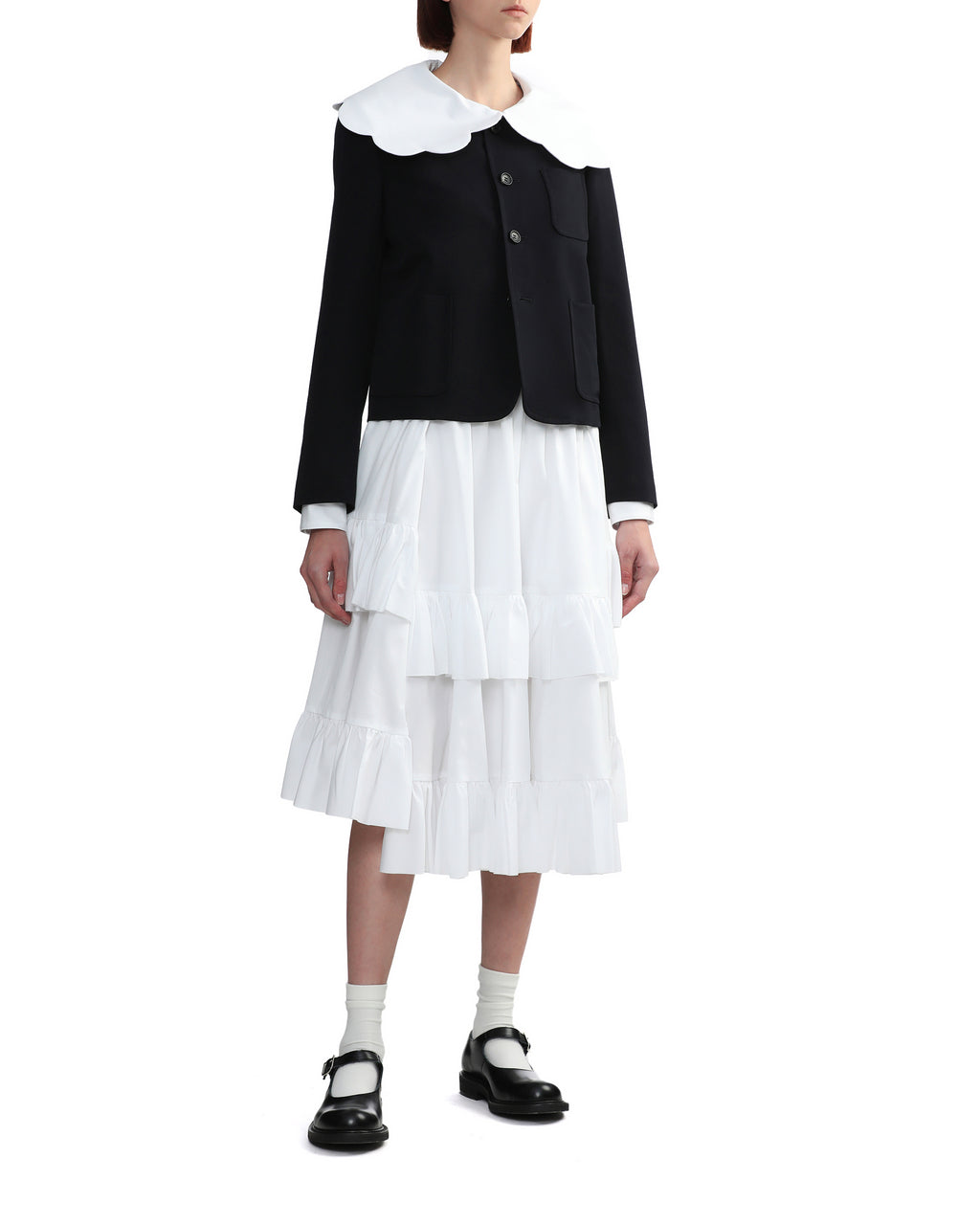 Ruffle trimmed skirt