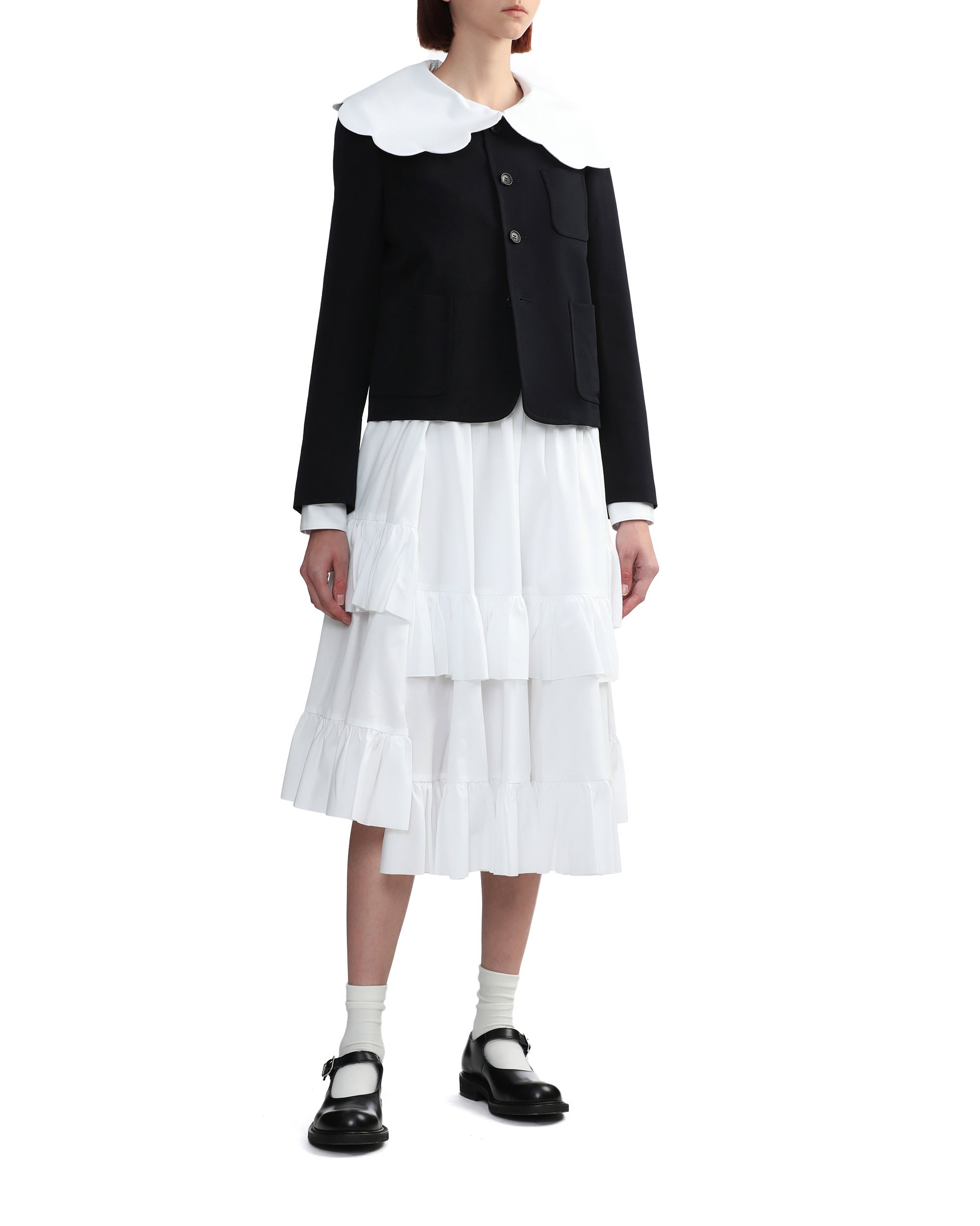 Ruffle trimmed skirt