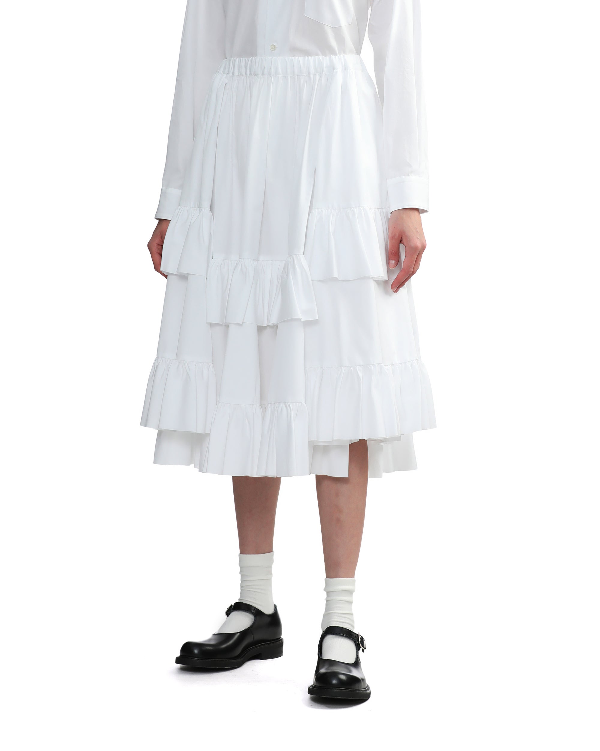 Ruffle trimmed skirt