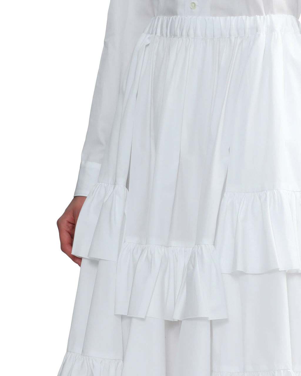 Ruffle trimmed skirt
