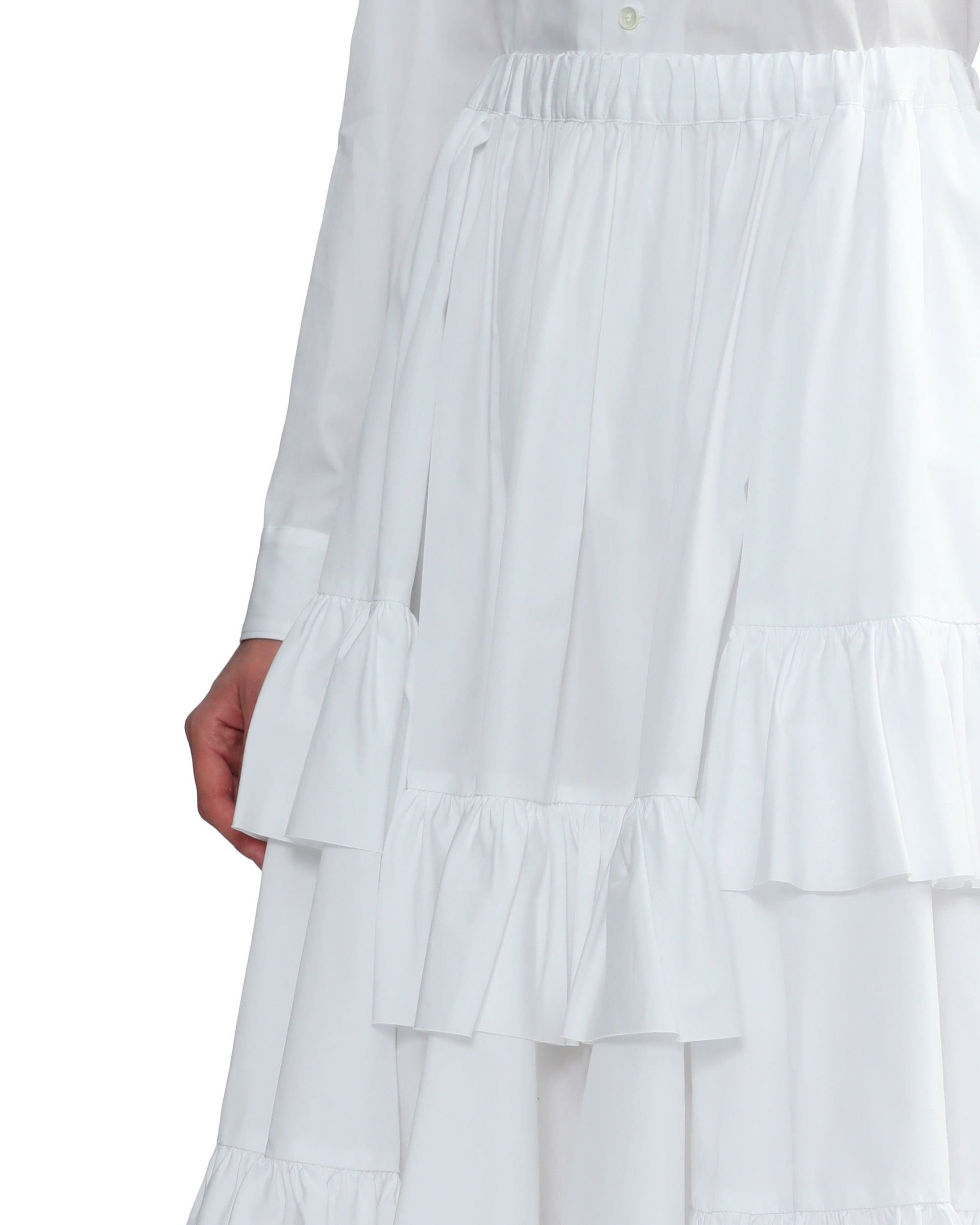 Ruffle trimmed skirt