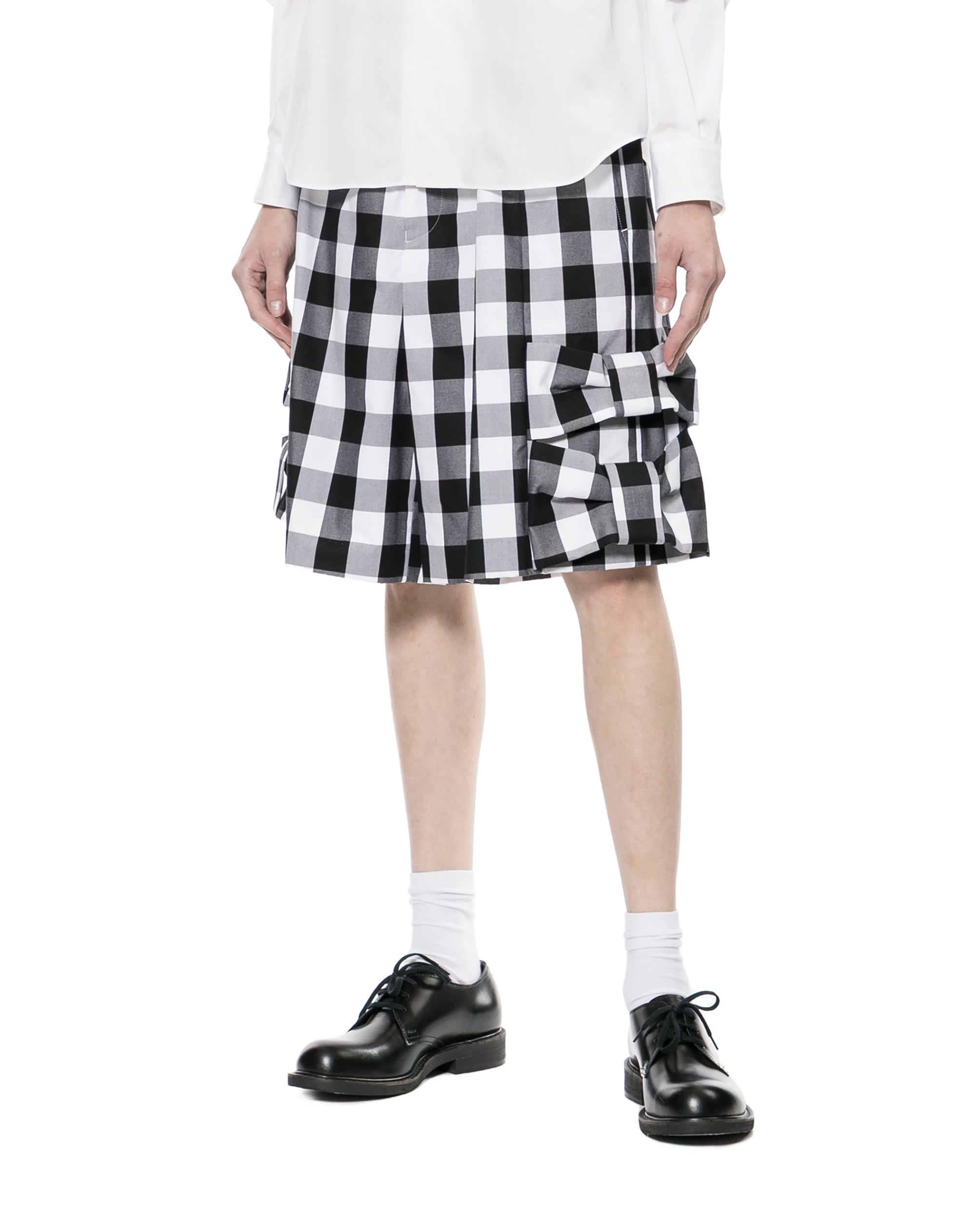 Chequered shorts