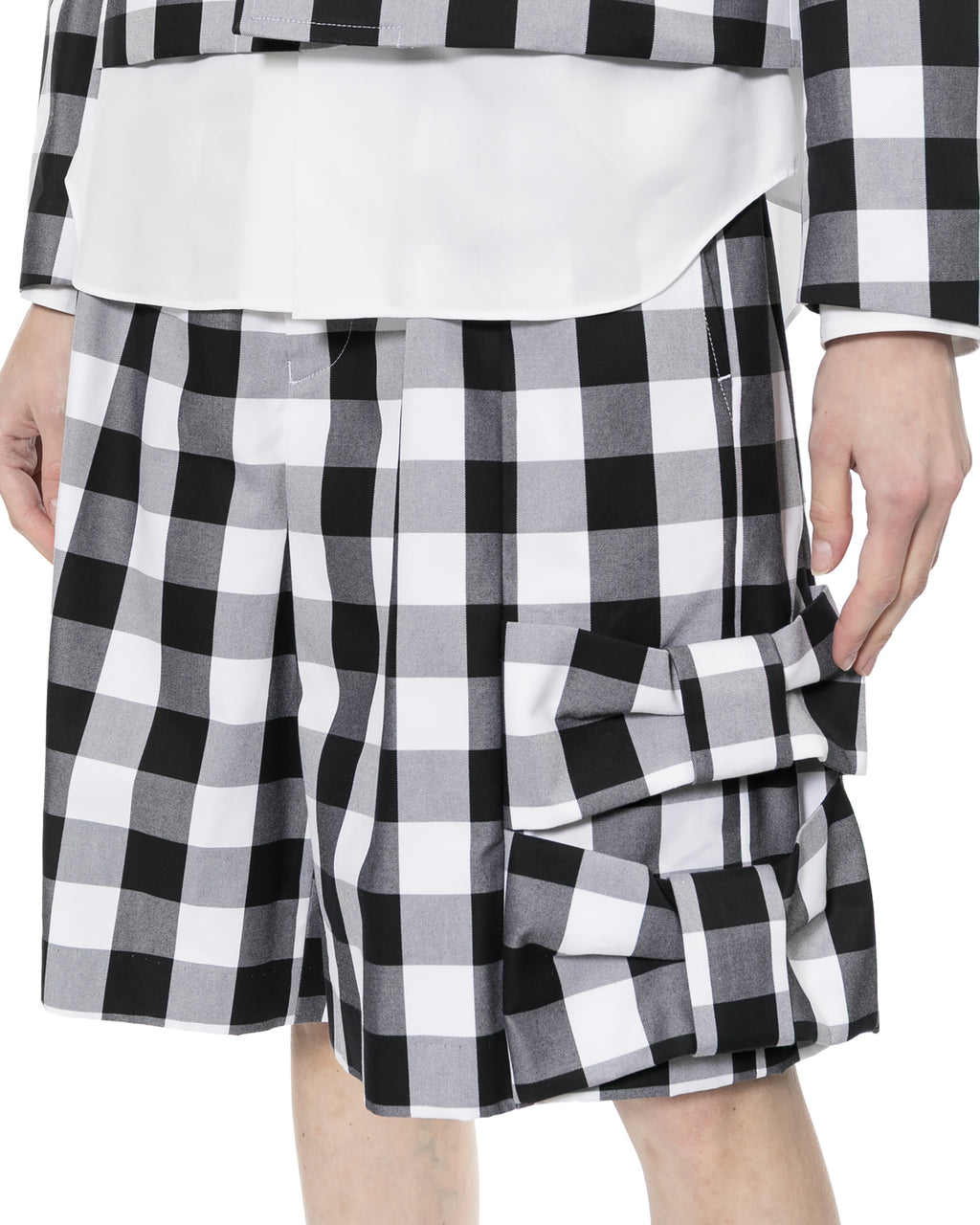 Chequered shorts