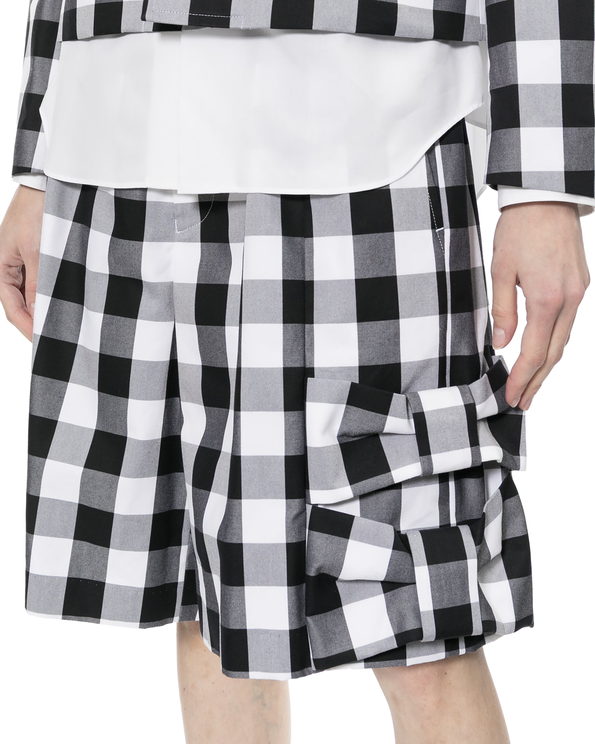 Chequered shorts