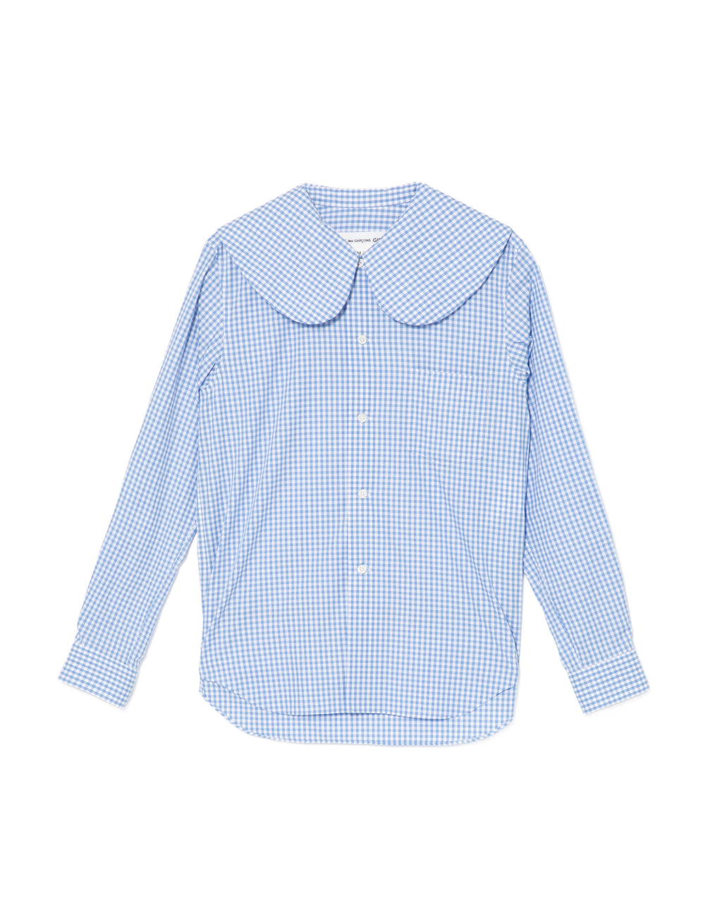 Gingham button-down shirt