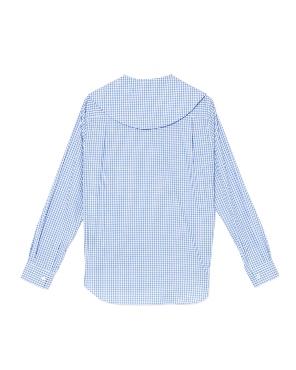 Gingham button-down shirt