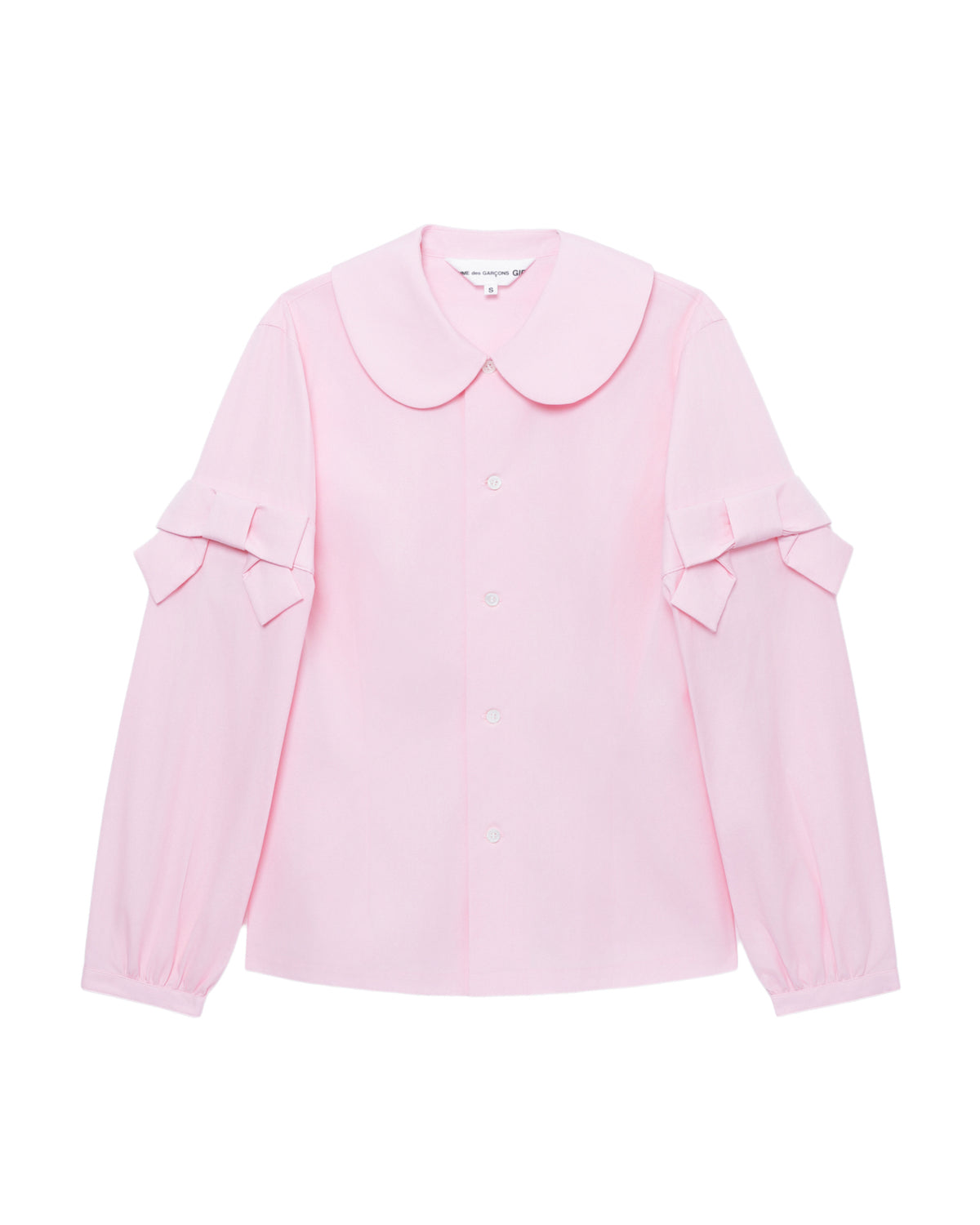 Bow-sleeve shirt