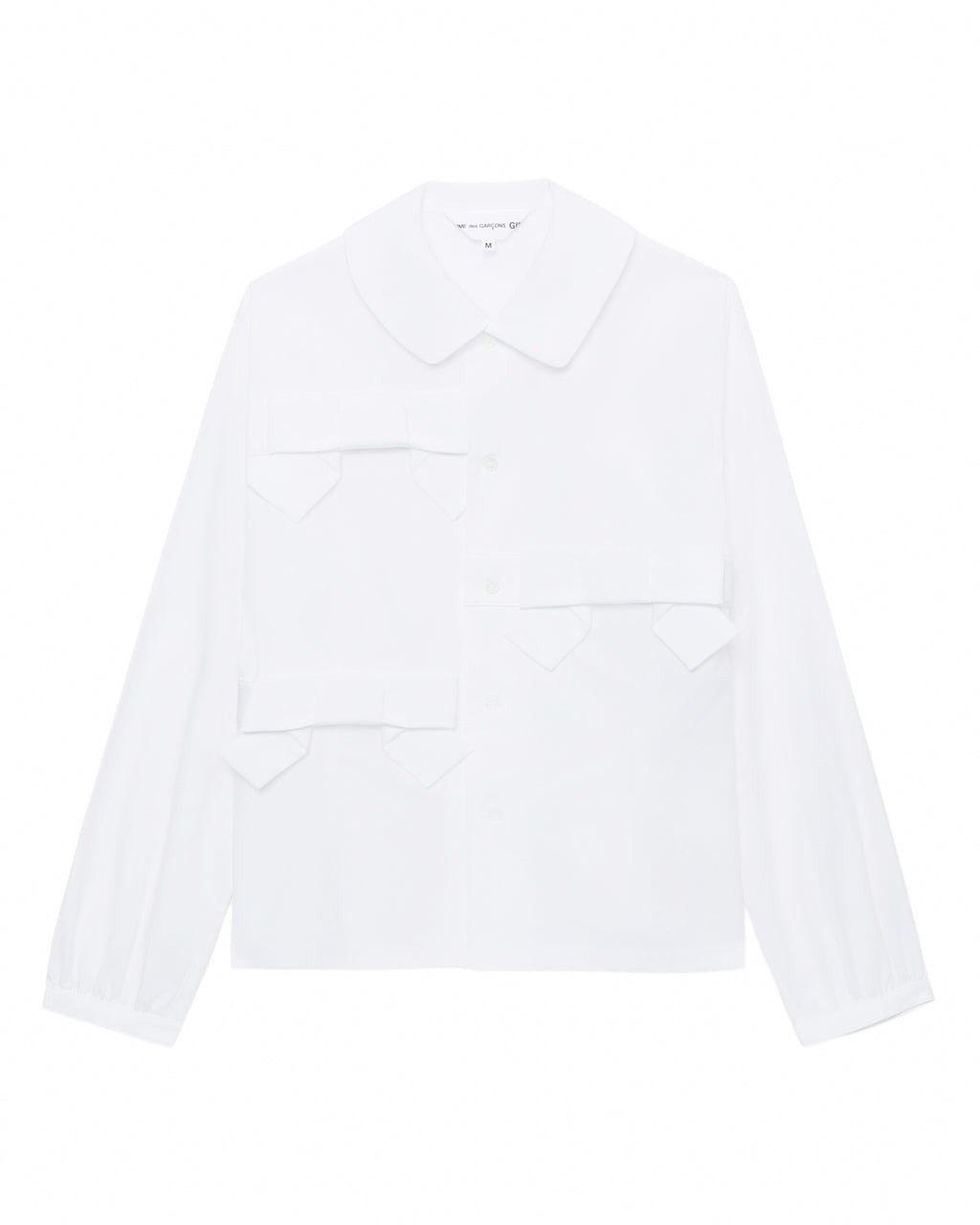 Bow-front shirt