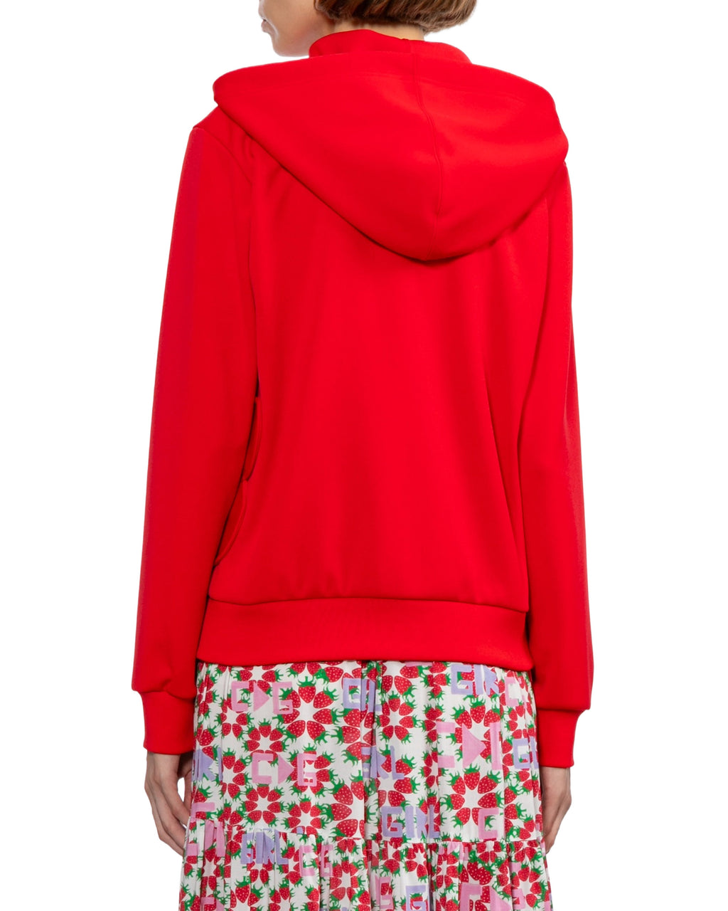 Hooded zip-up jacket