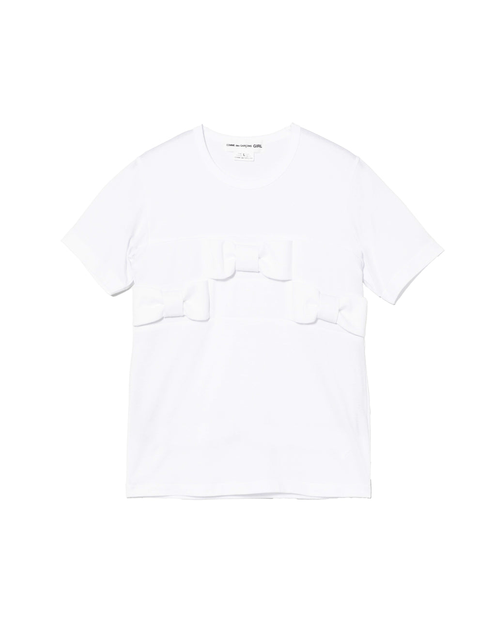 Bow detail tee