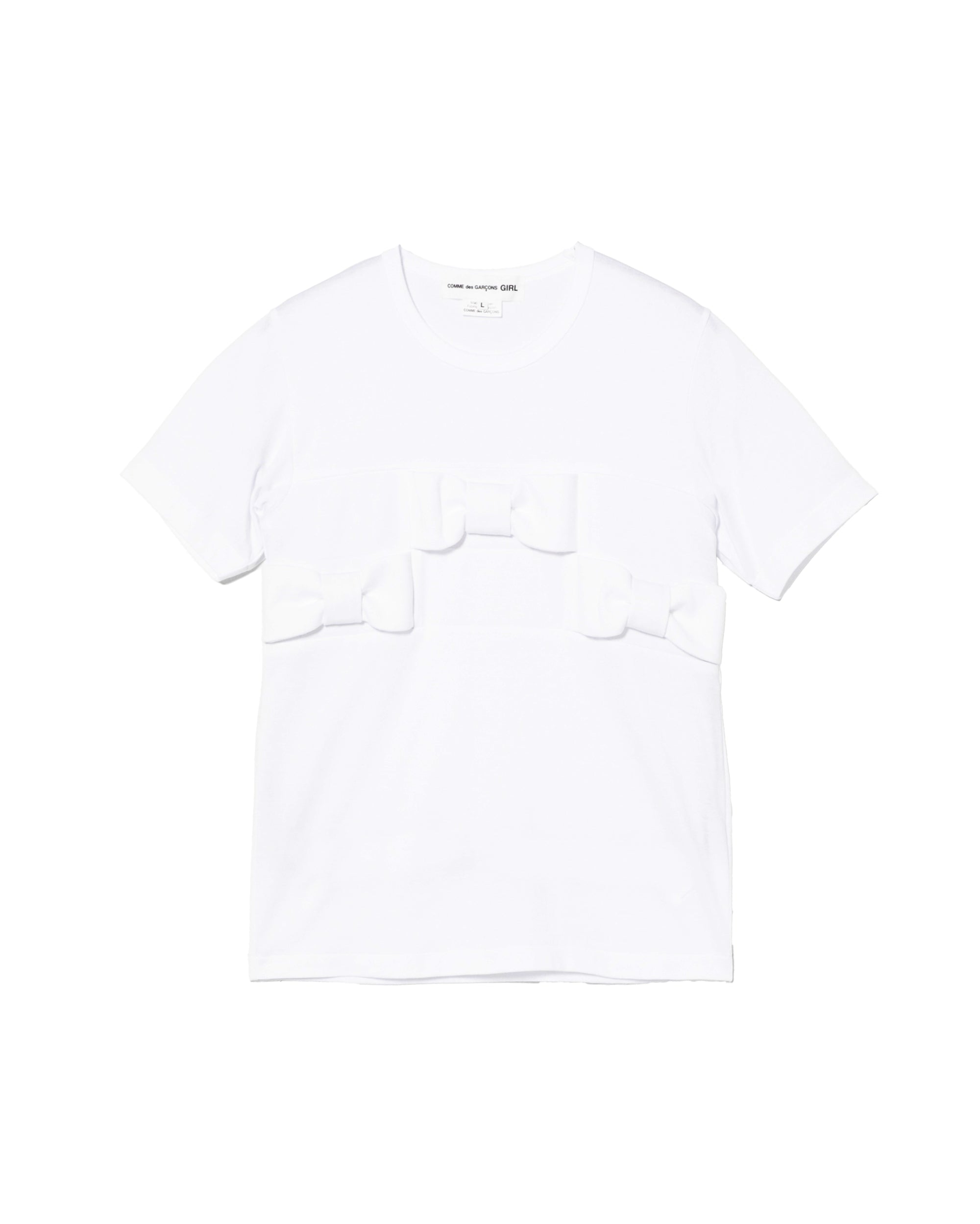 Bow detail tee