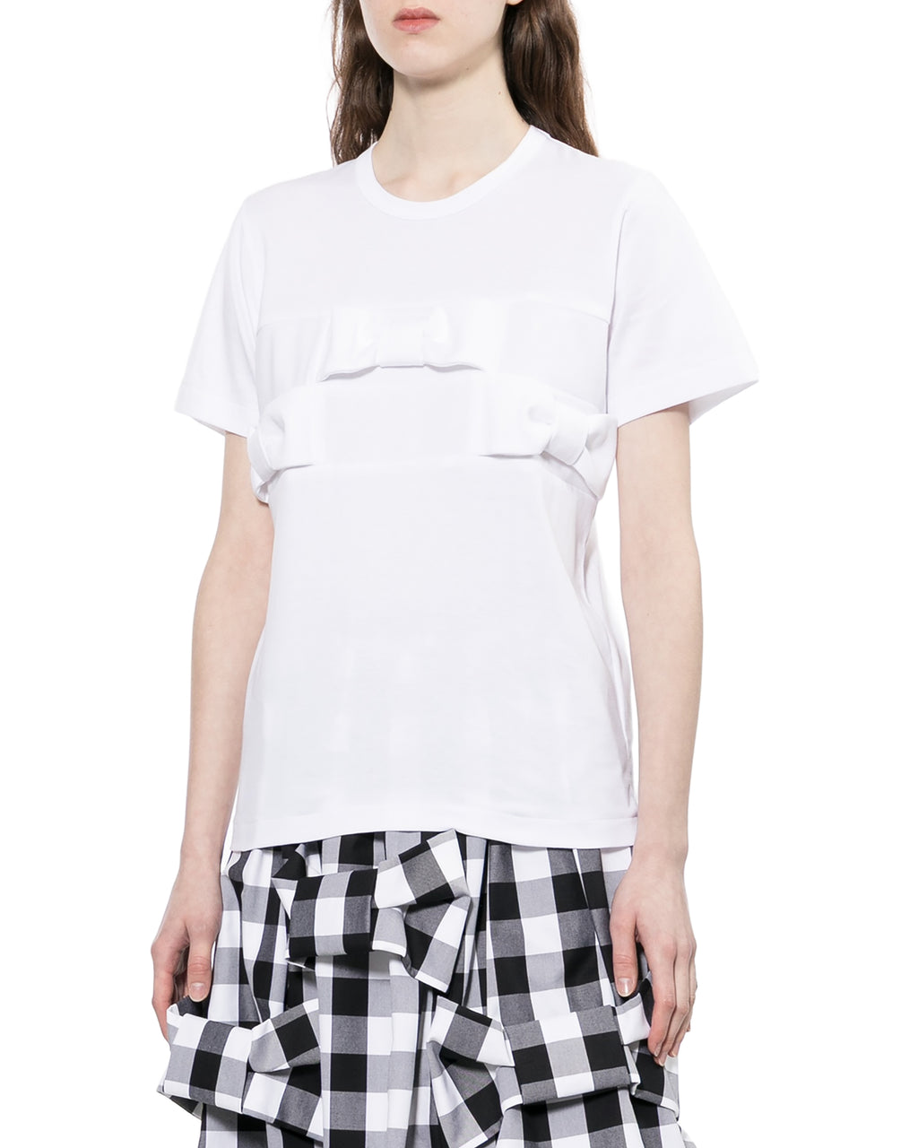Bow detail tee