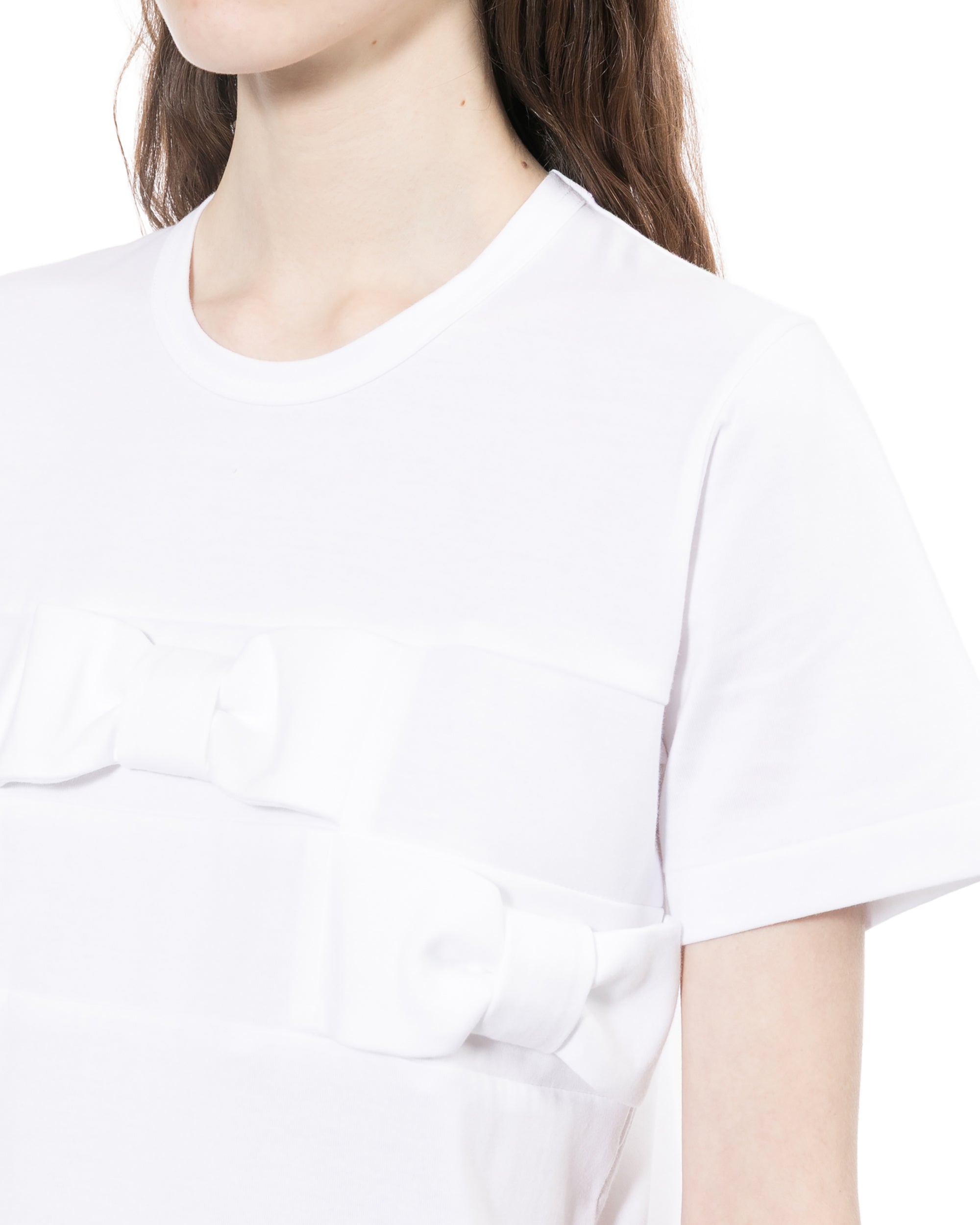 Bow detail tee