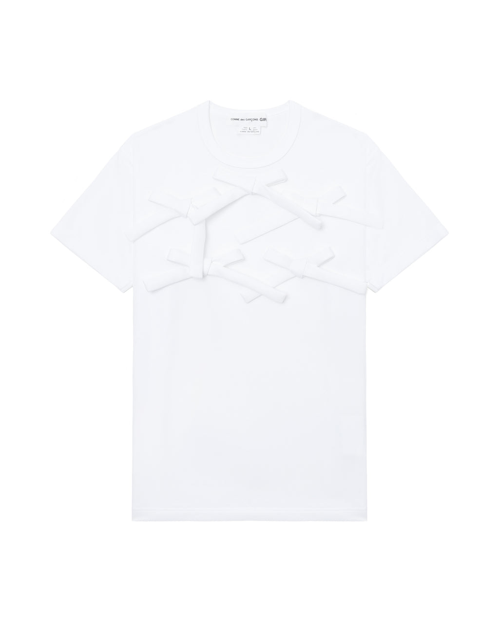 Bow embellished tee