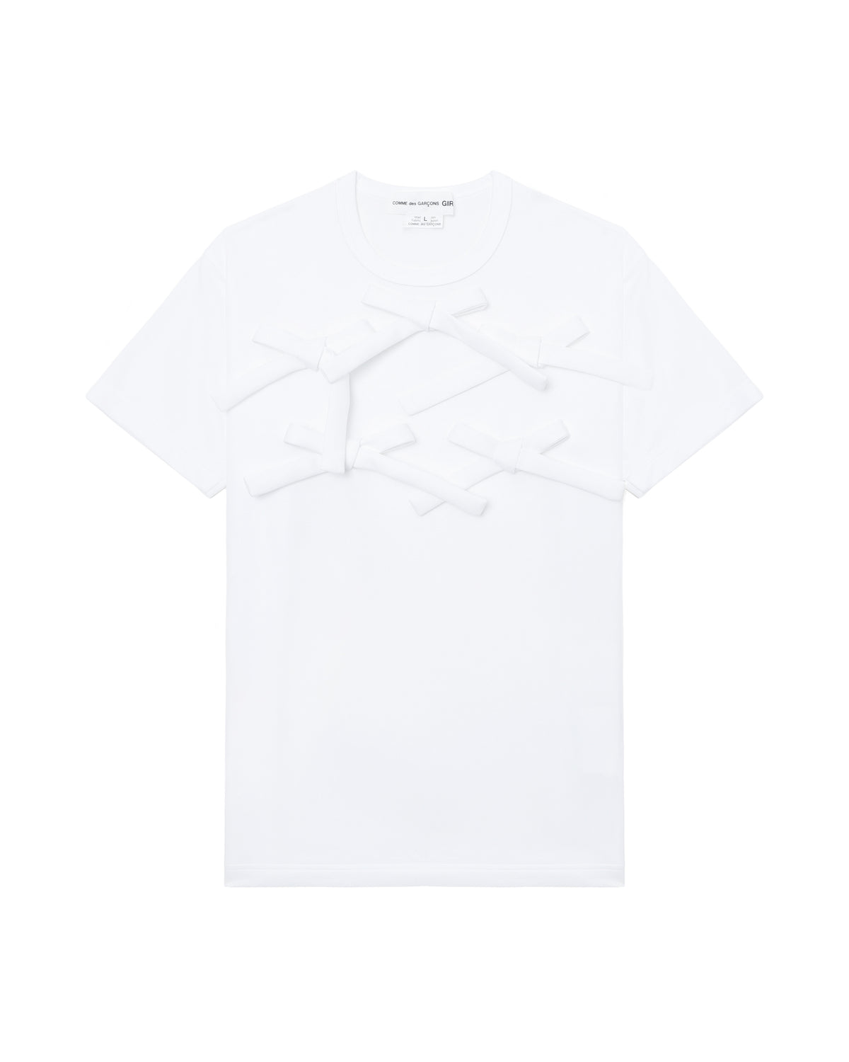Bow embellished tee