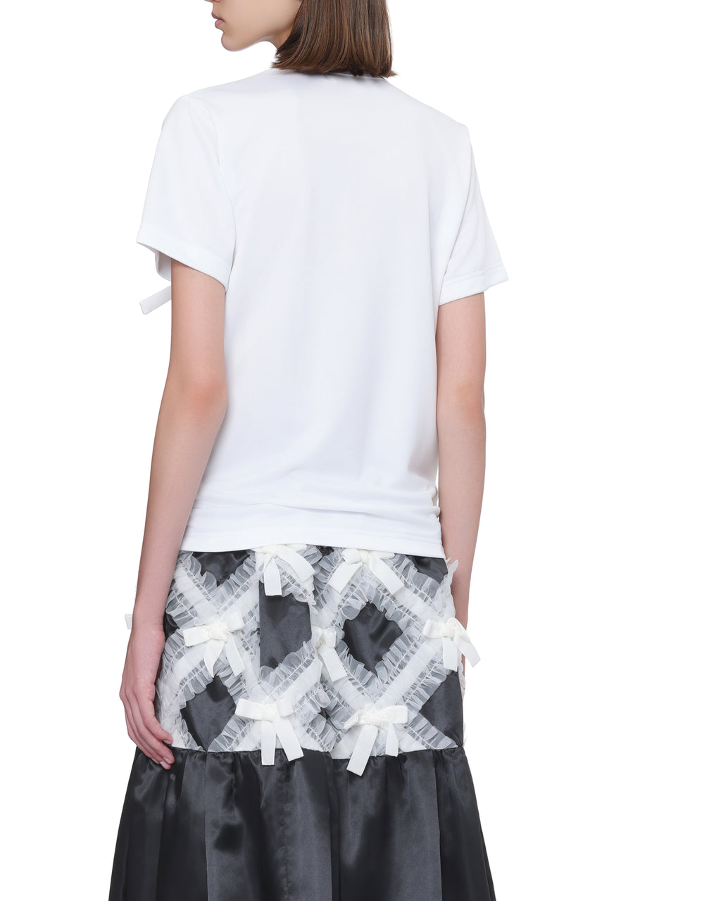 Bow embellished tee
