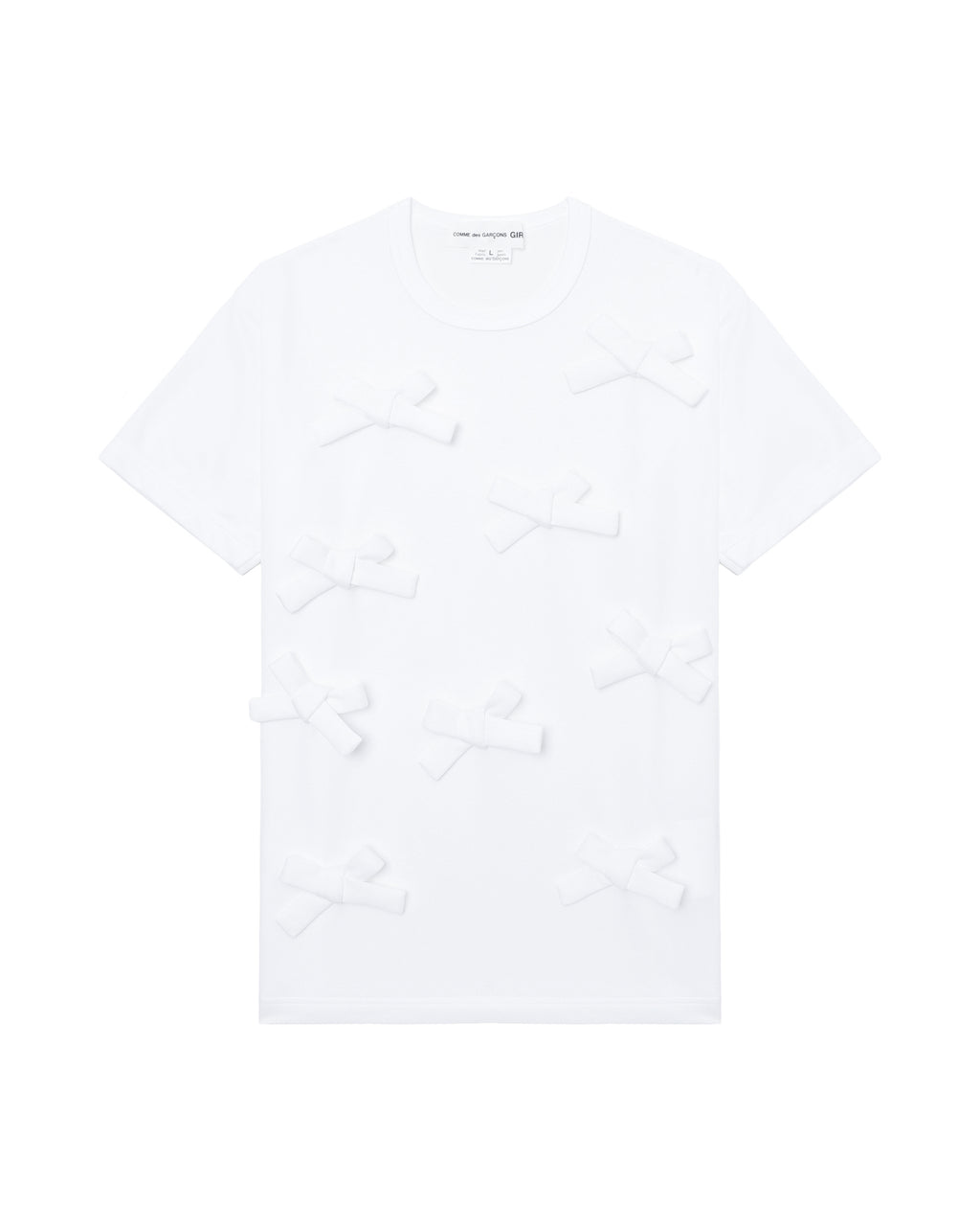 Bow embellished tee