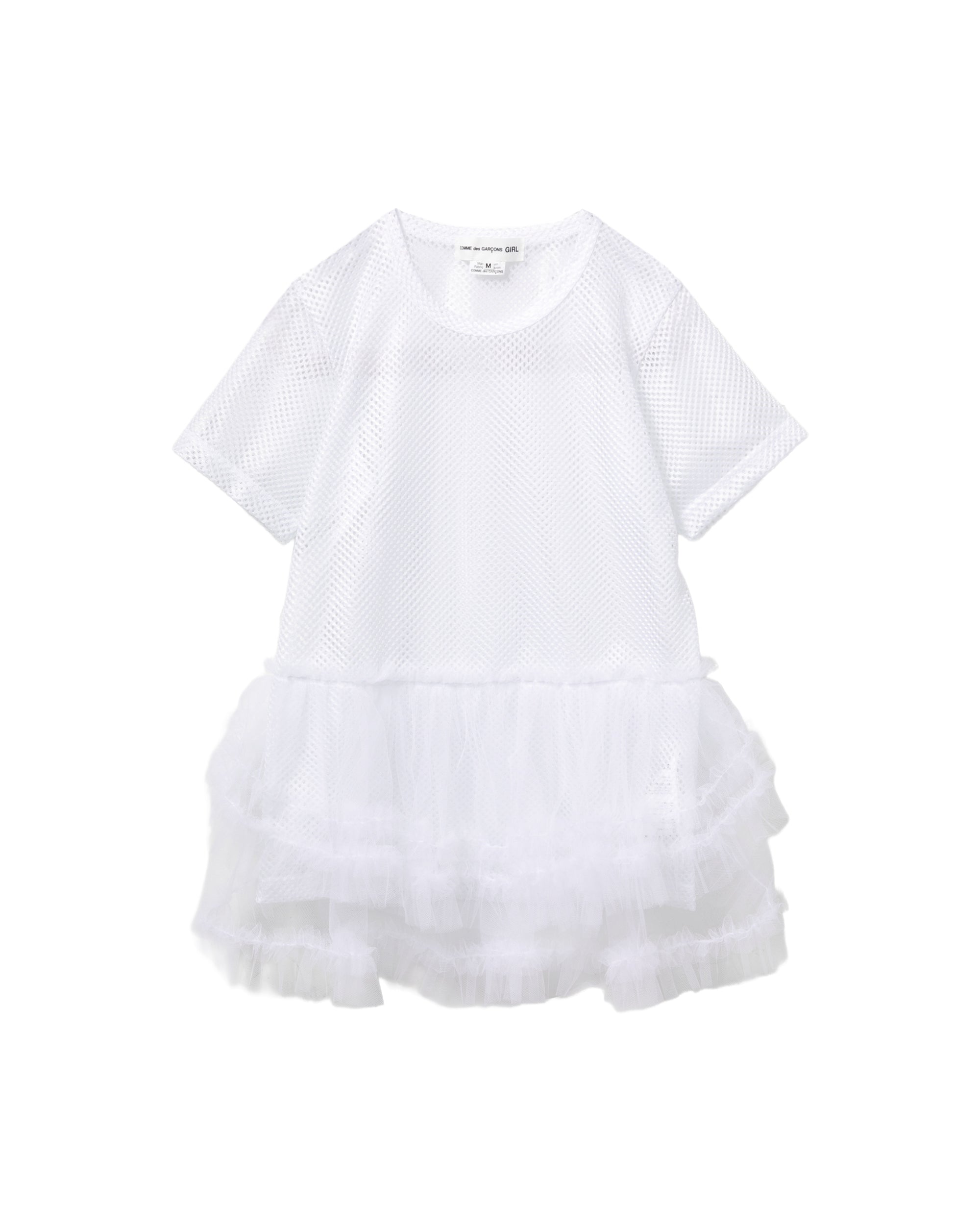 Tulle-hem tee