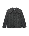 Metallic lace jacket