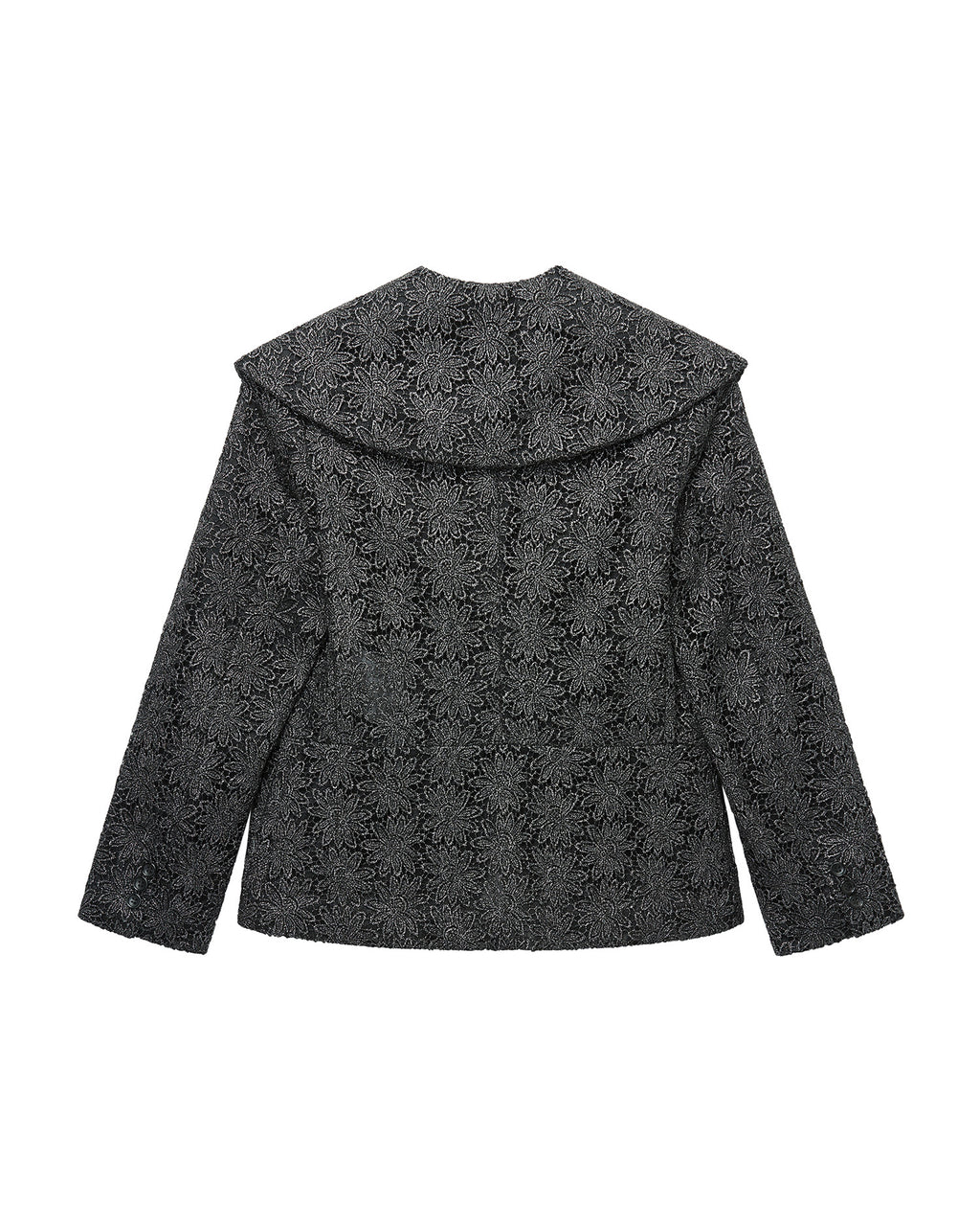 Metallic lace jacket