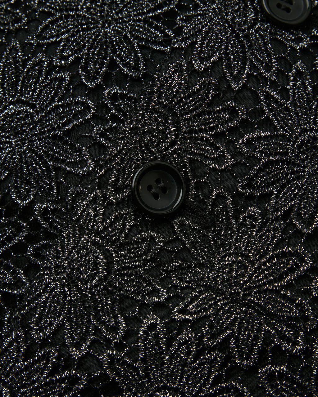 Metallic lace jacket