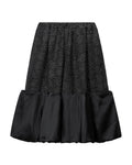 Contrast hem floral skirt