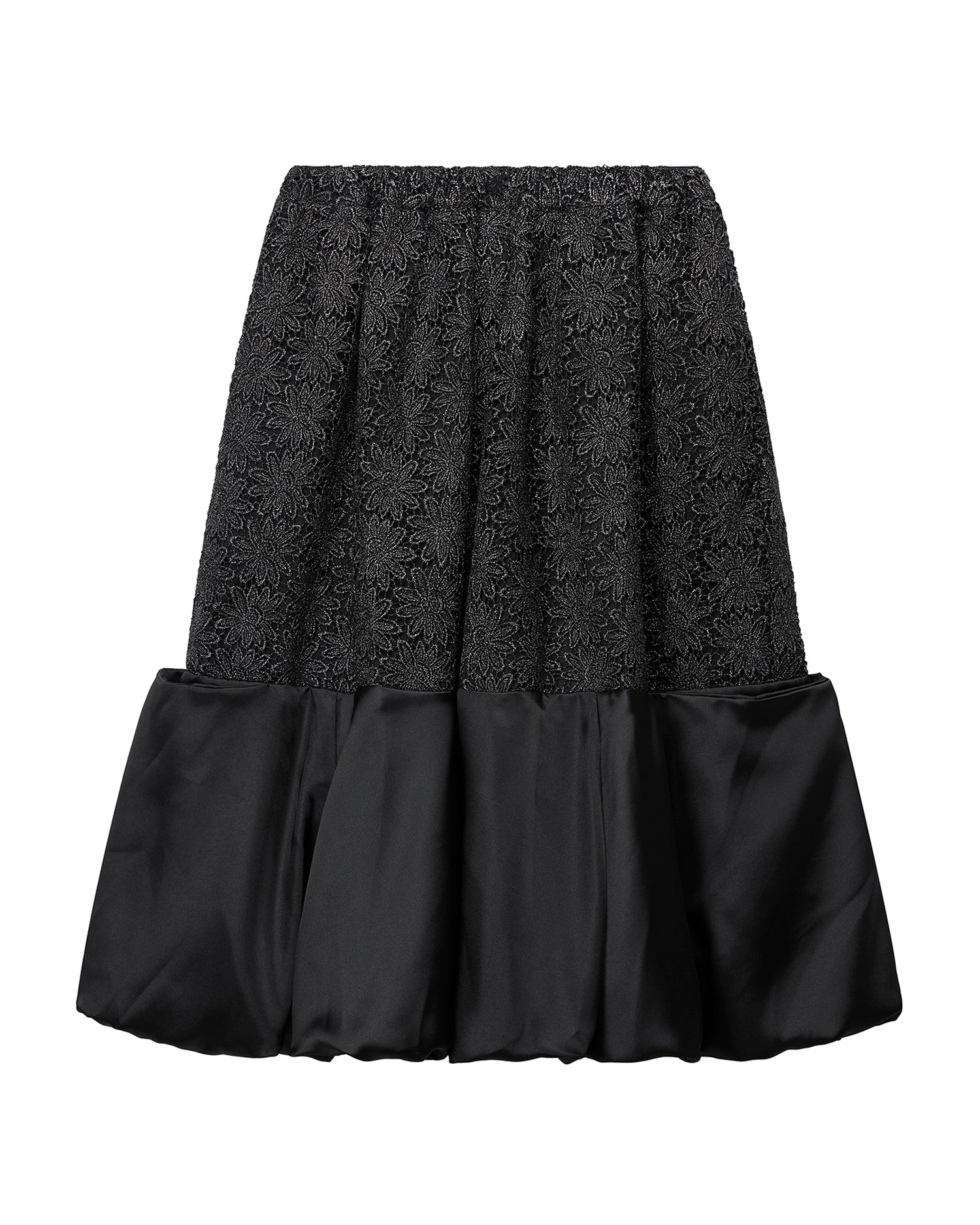 Contrast hem floral skirt