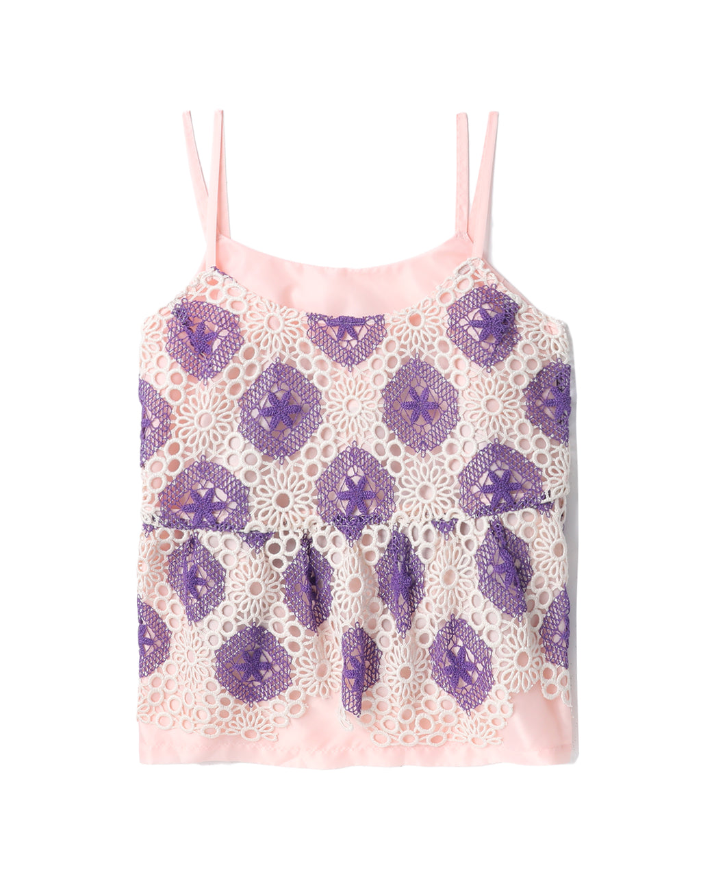 Embroidered tank top