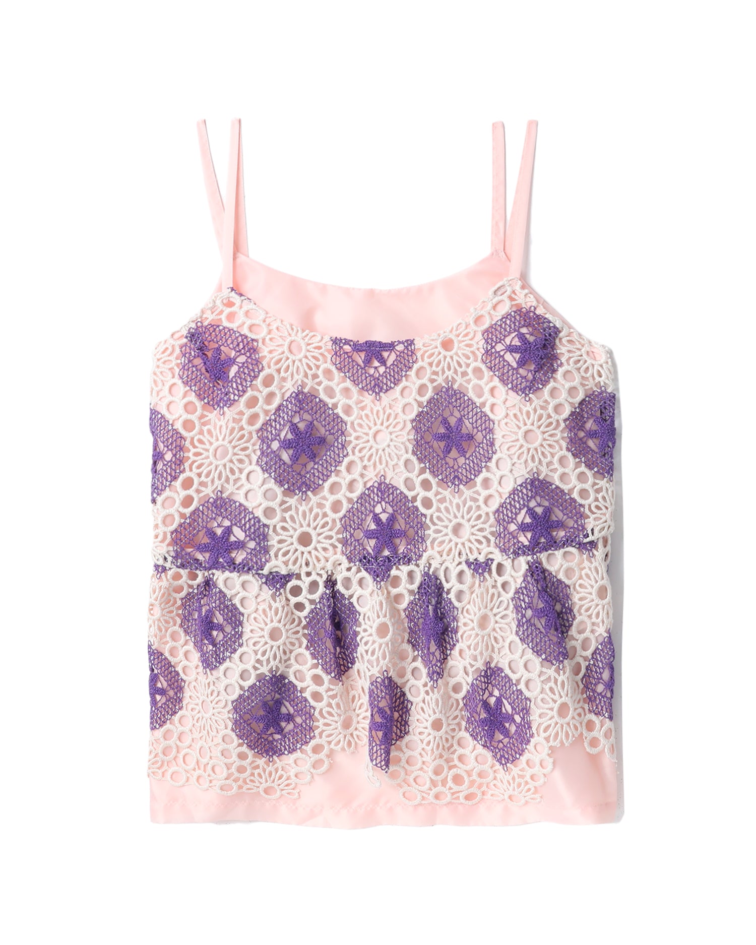 Embroidered tank top