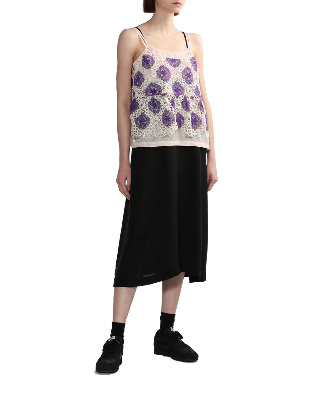 Embroidered tank top