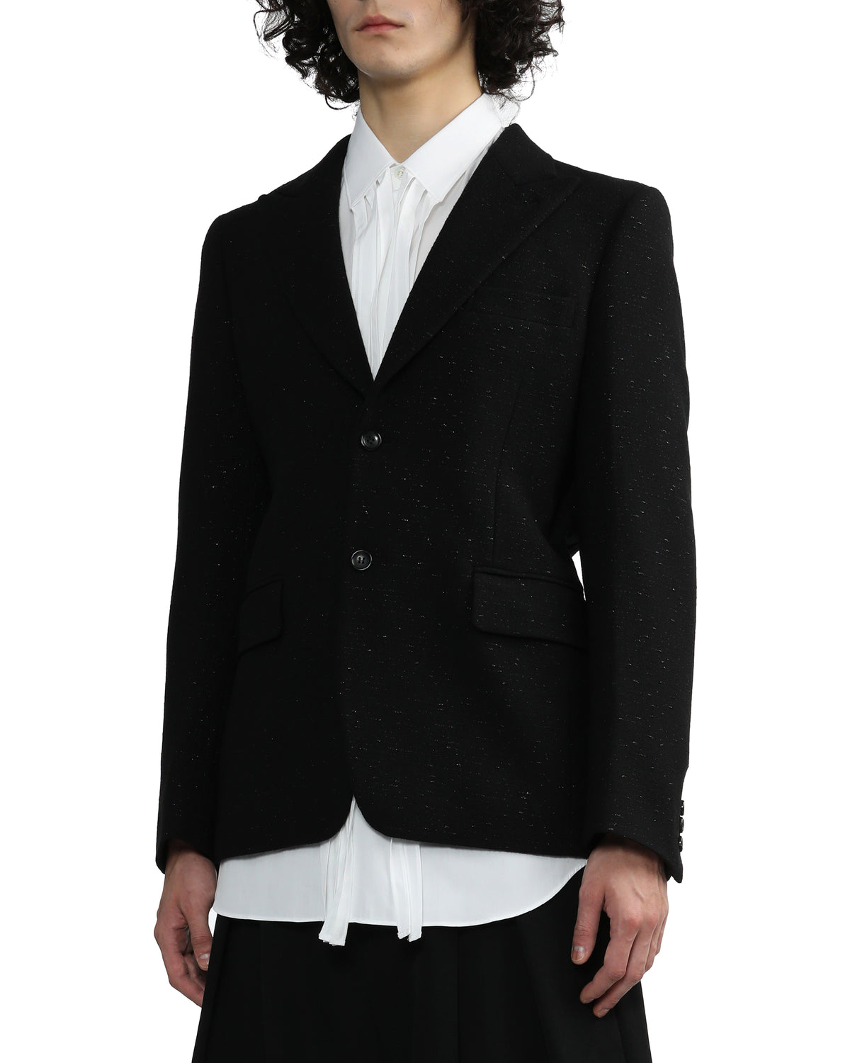 Glitter back cushion jacket