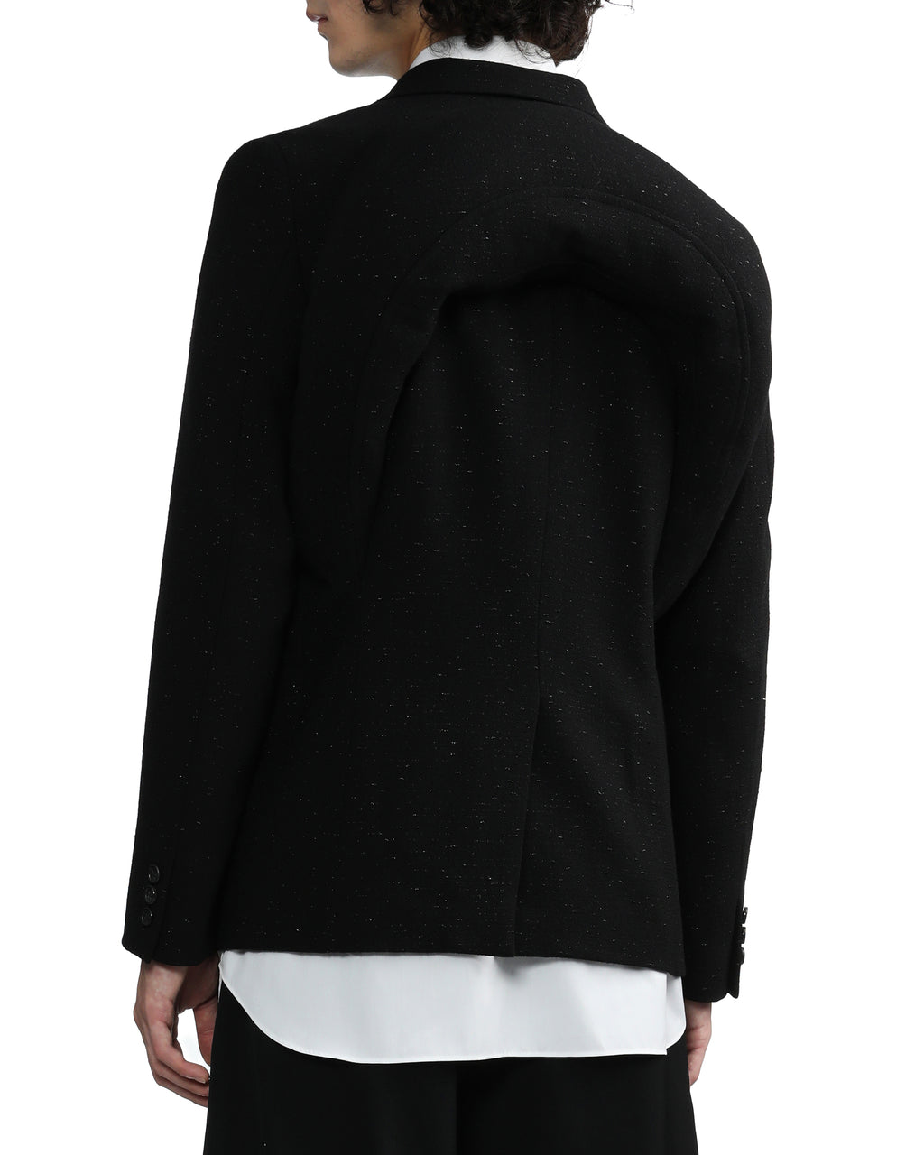 Glitter back cushion jacket