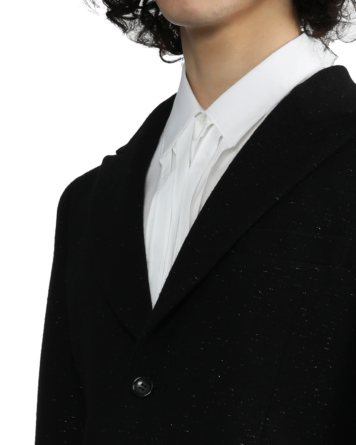 Glitter back cushion jacket