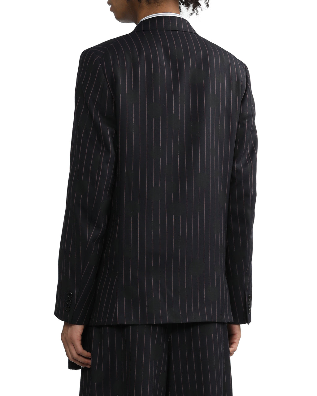 Zipper accent blazer